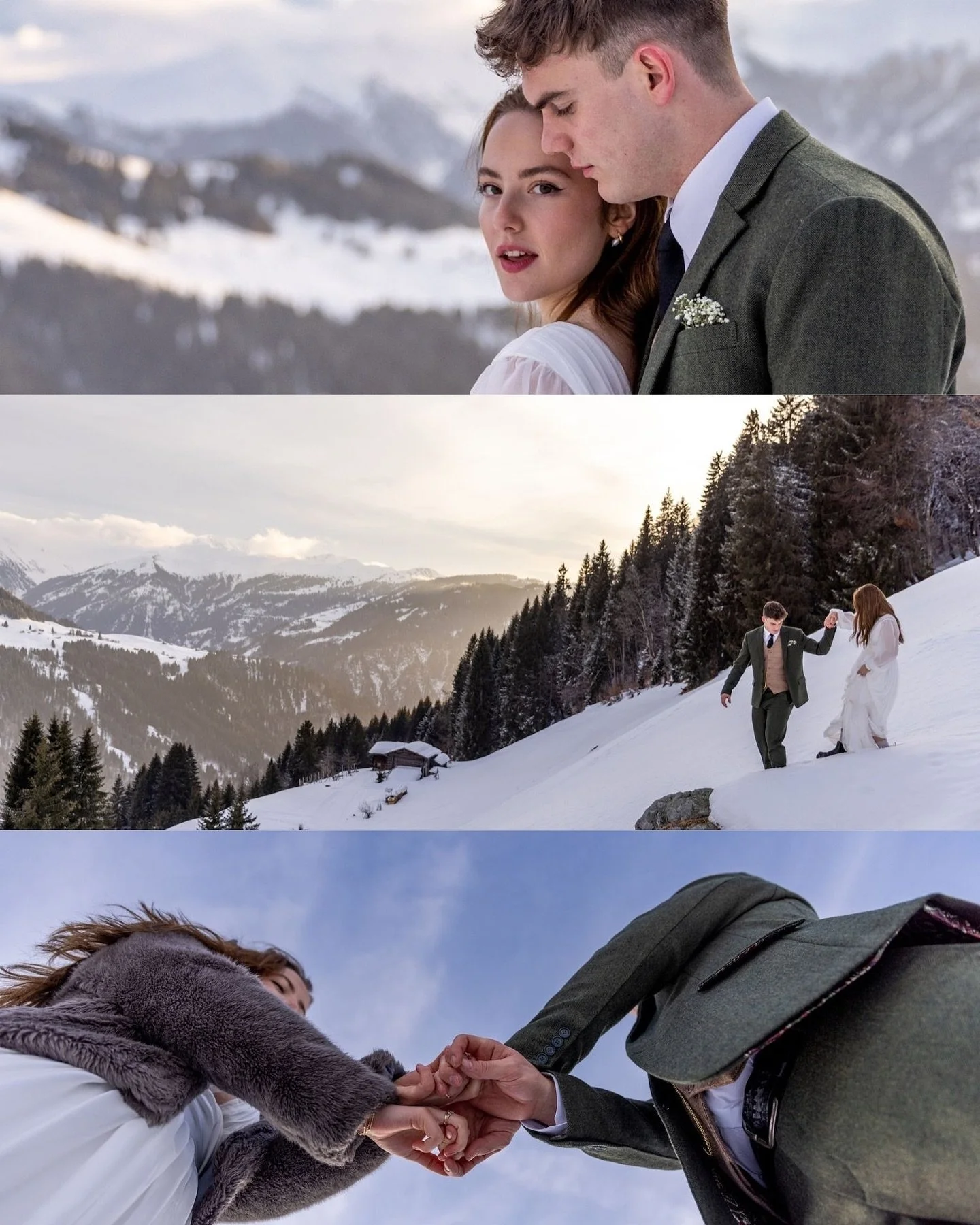 beautiful people in a winter wonderland ❄️😍

#swisswedding
#elopement
#weddingvideo
#weddingfilm
#couplegoals