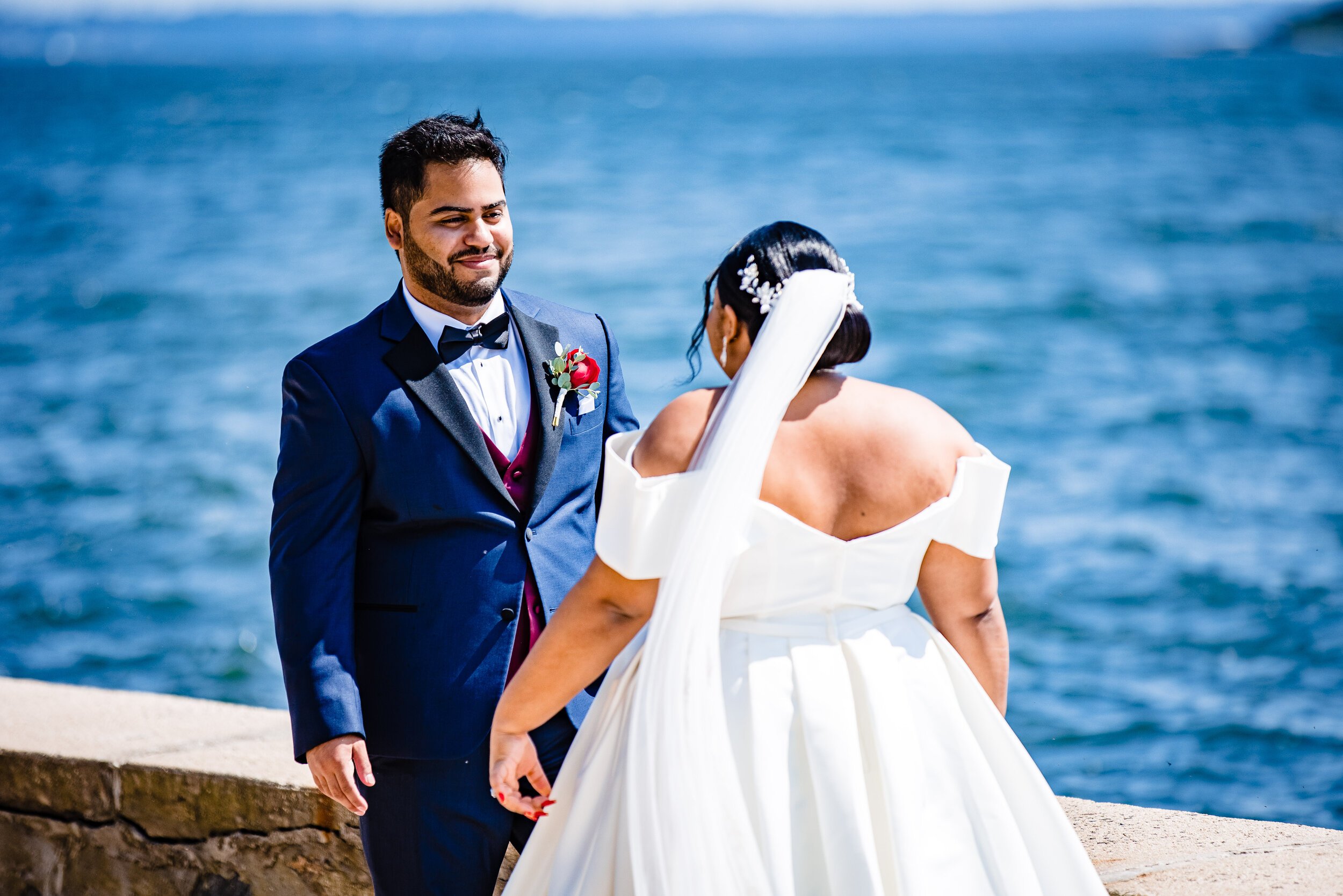 groom-sees-bride-first-look-ny-the-ocean-Davenport-Mansion-Wedding-©-Best-NJ-NYC-Bucks-County-Wedding-Photographer-Daniel Nydick-22.jpg