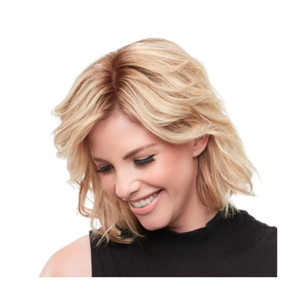 This one-piece volumizing hair topper, worn clipped in over the part, adds instant thickness with a supremely natural appearance. Beautiful Remy human hair is hand-tied to Swiss lace using invisible French knotting, a luxury technique that conceals t
