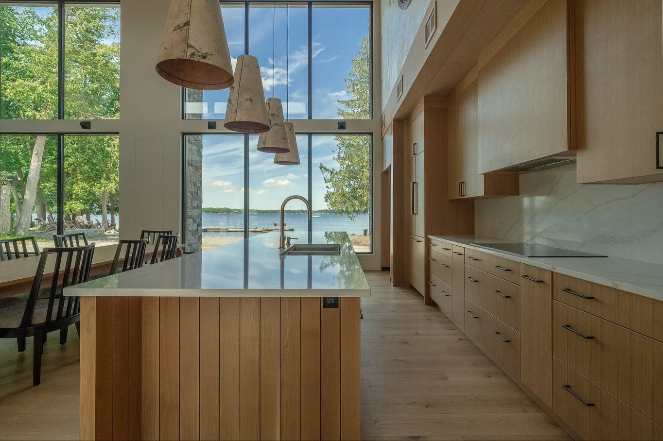 Project Nahma is all about bringing family together. The original Nahma Lodge was a cozy cottage where locals and boaters would gather. The new Nahma is a modern take on family living - it's all about sharing space while still having your own privacy