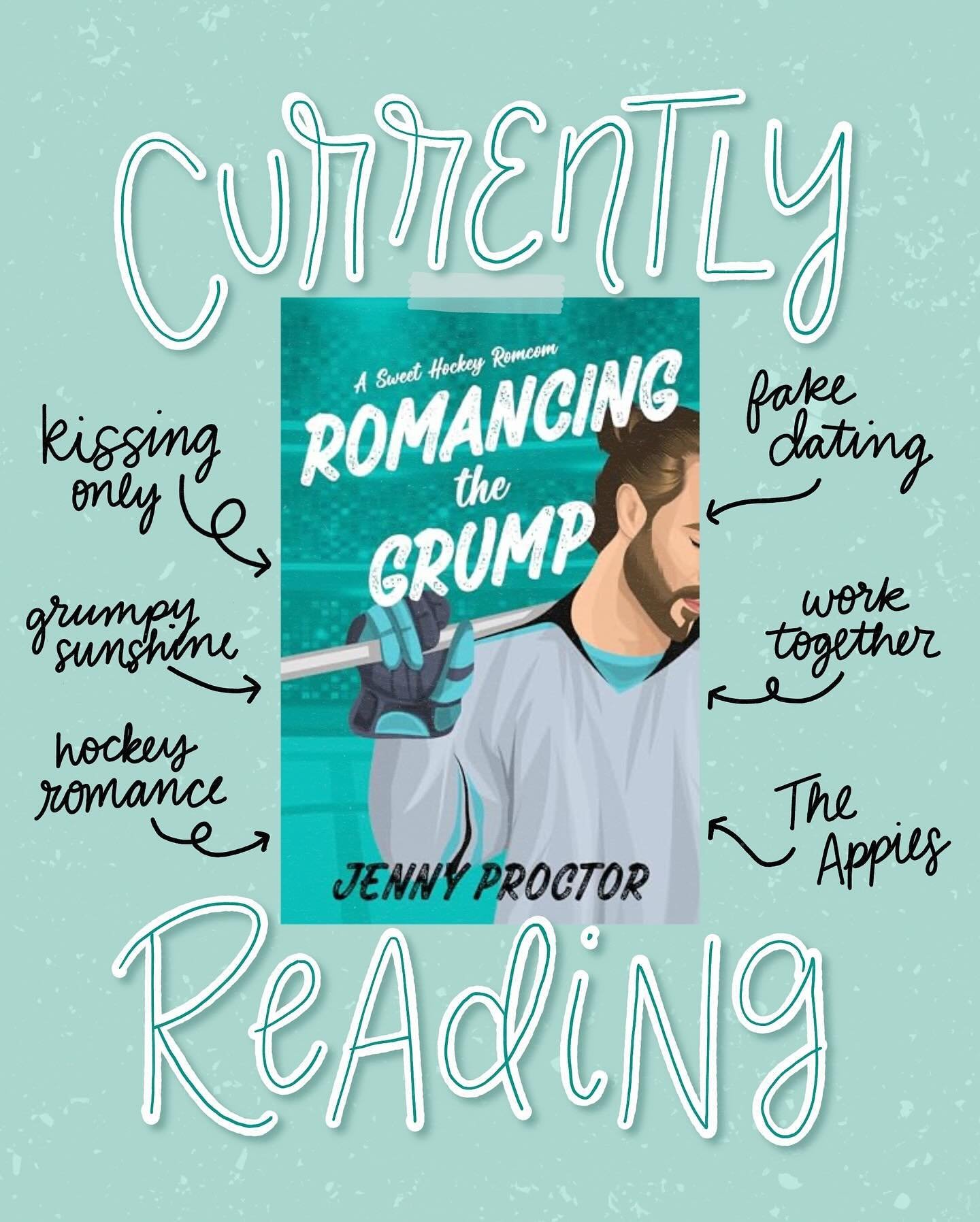 Currently Reading: Romancing the Grump by @jennyproctorbooks 

I have been eagerly waiting for the next book in the Appies spin off series and immediately started reading it when it came out yesterday. I love grumpy sunshine and this story hooked me 