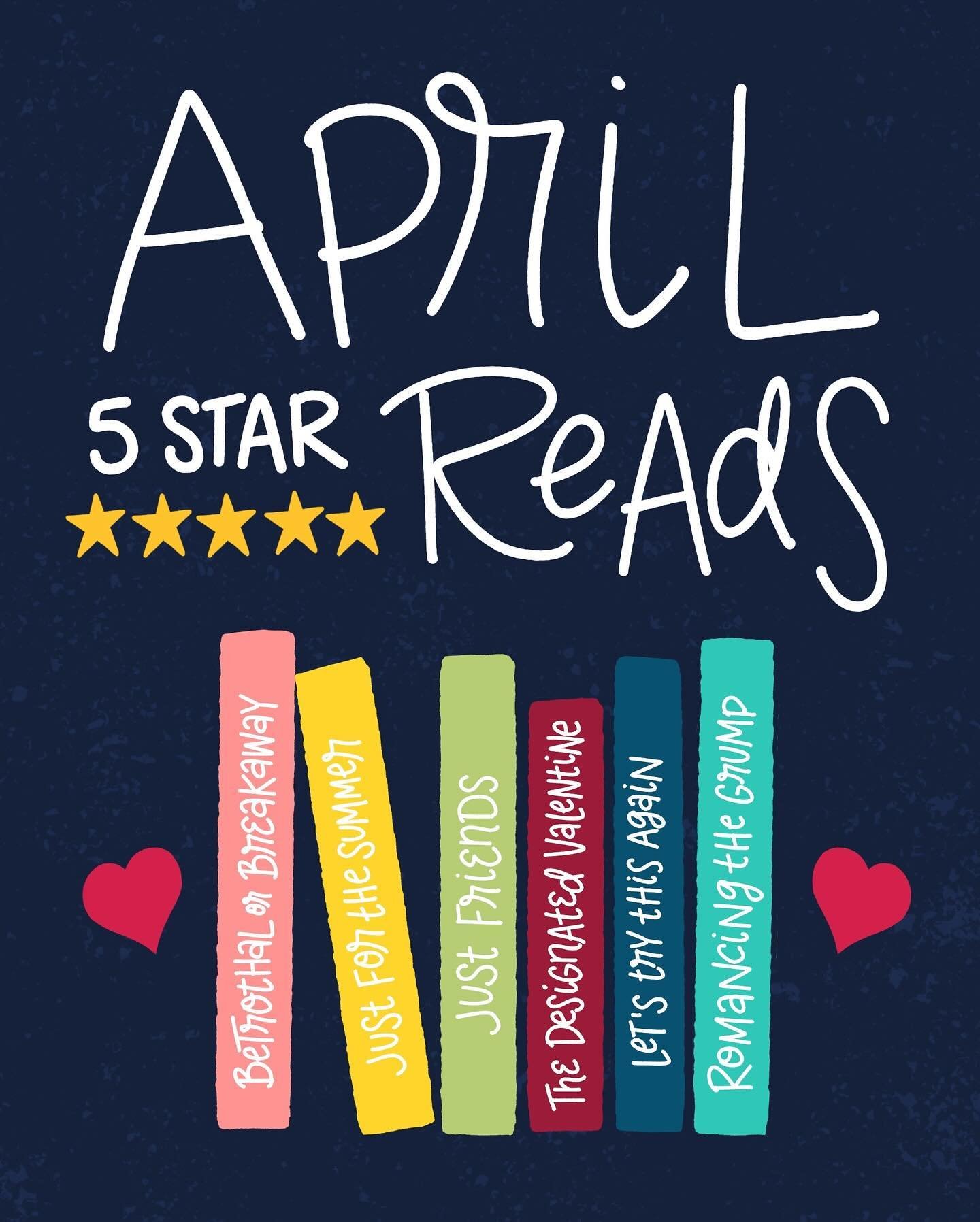 I read a lot of great books in April, including a couple rereads, which I don&rsquo;t do often because there are so many new books to read, but it was fun to read and annotate the physical copy of the book after originally reading the ebook.

I read 