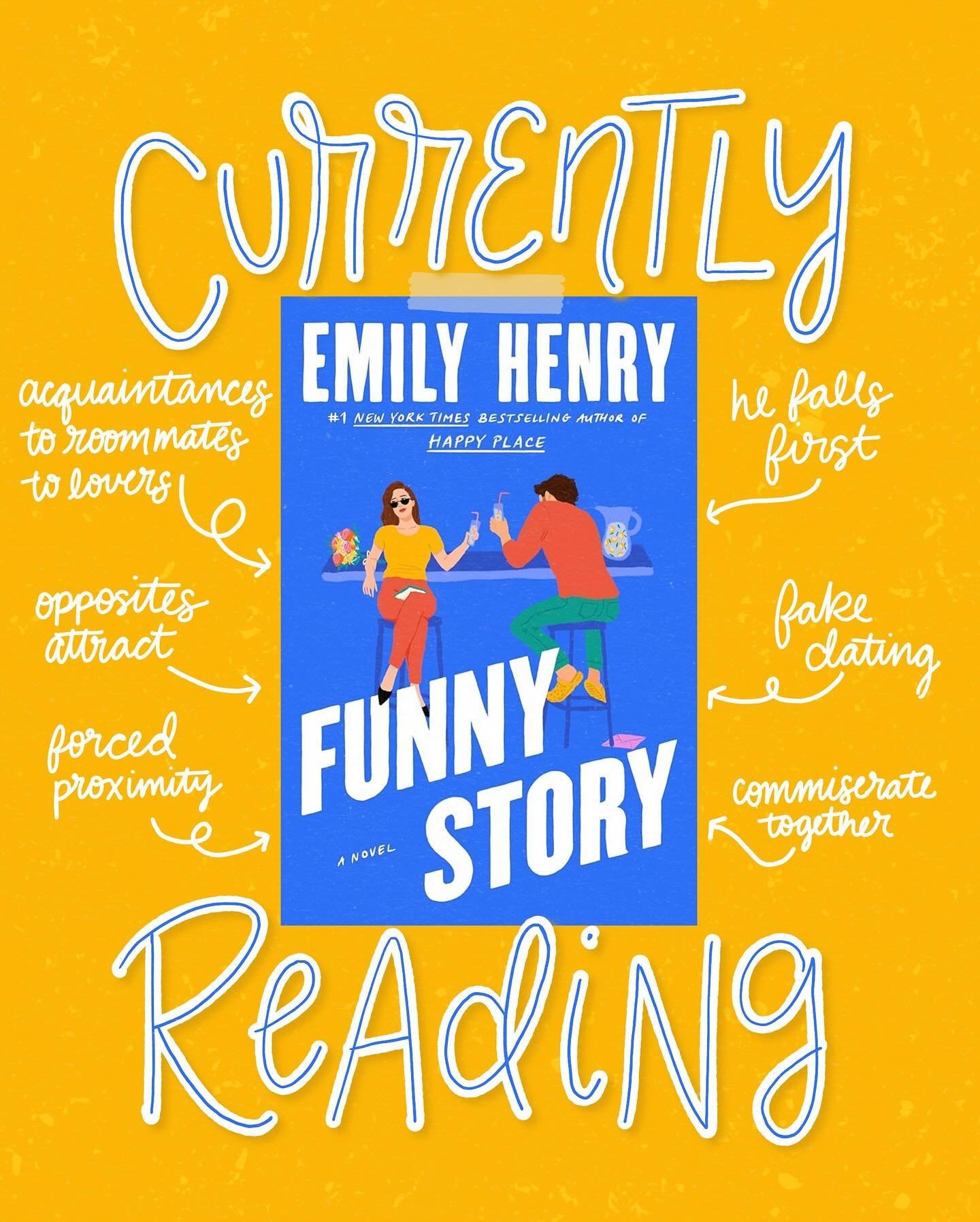 📚Currently Reading: Funny Story by @emilyhenrywrites 

Daphne and Miles have an interesting connection&hellip;their most recent ex&rsquo;s dumped each of them to date each other. Daphne has nowhere to go for the time being so she and Miles start liv