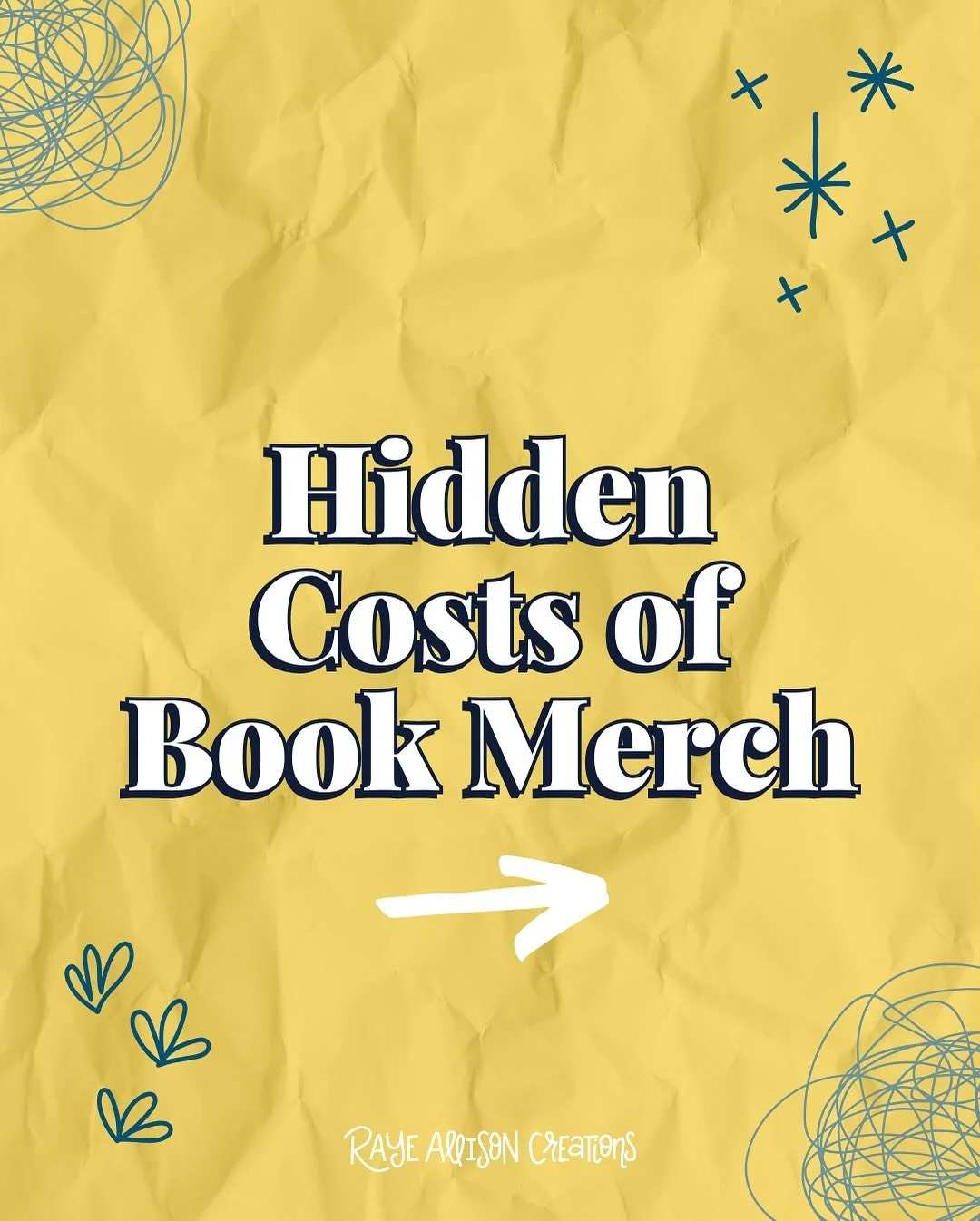 💰What are some of the hidden costs of book merch? Shipping, taxes, and platform fees can add up fast! Always factor these in before setting your prices.

What other book merch pricing questions do you have?
.
.
.
.
.
#RayeAllisonCreations #BookMerch