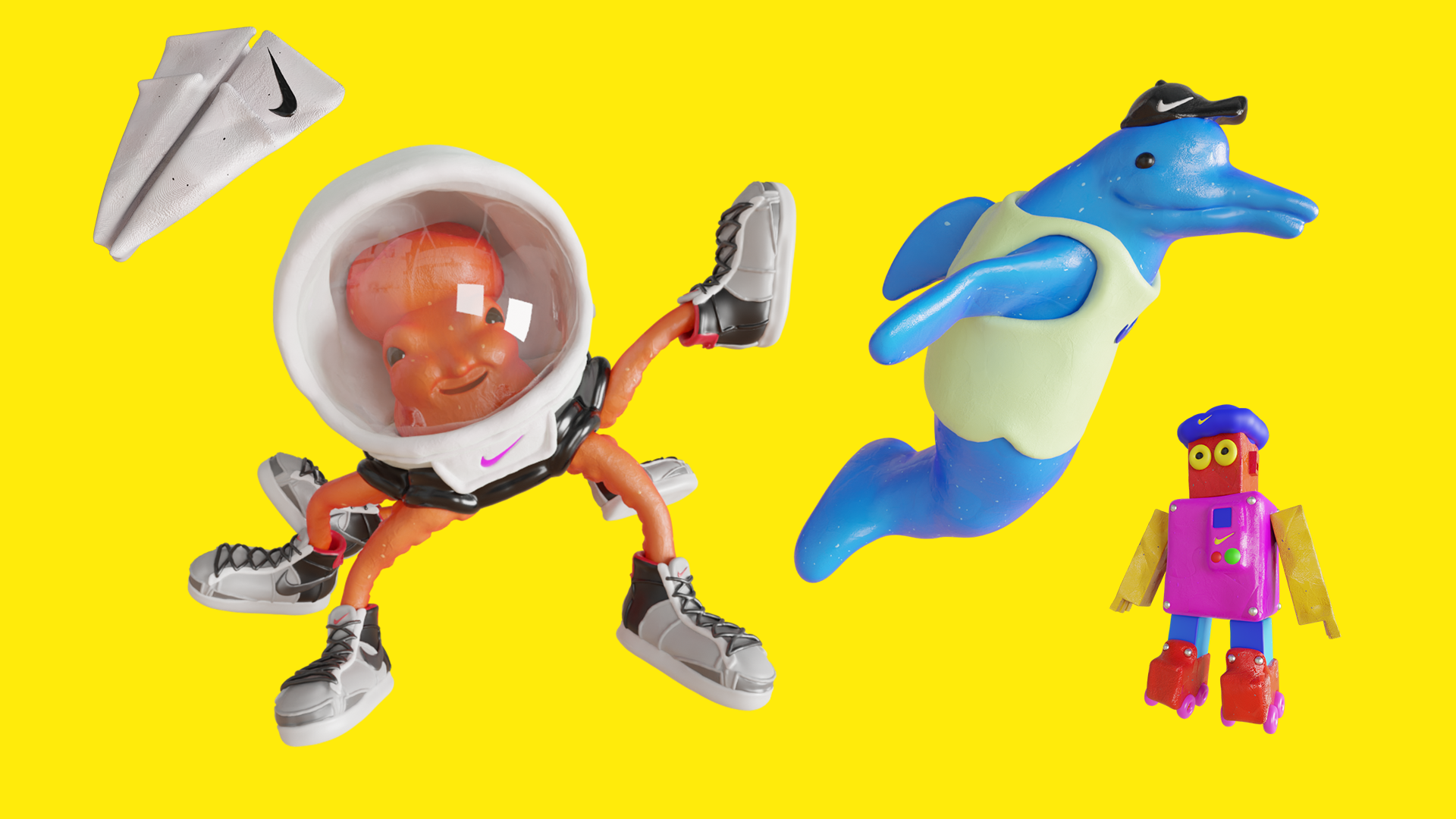 Nike Kids Move — characters