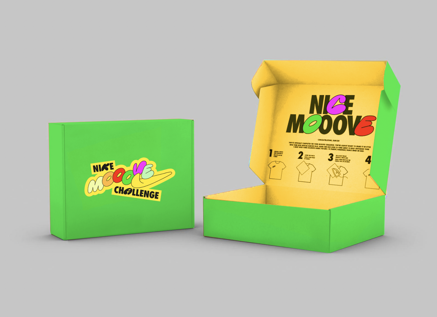 Nike Kids Move — box design