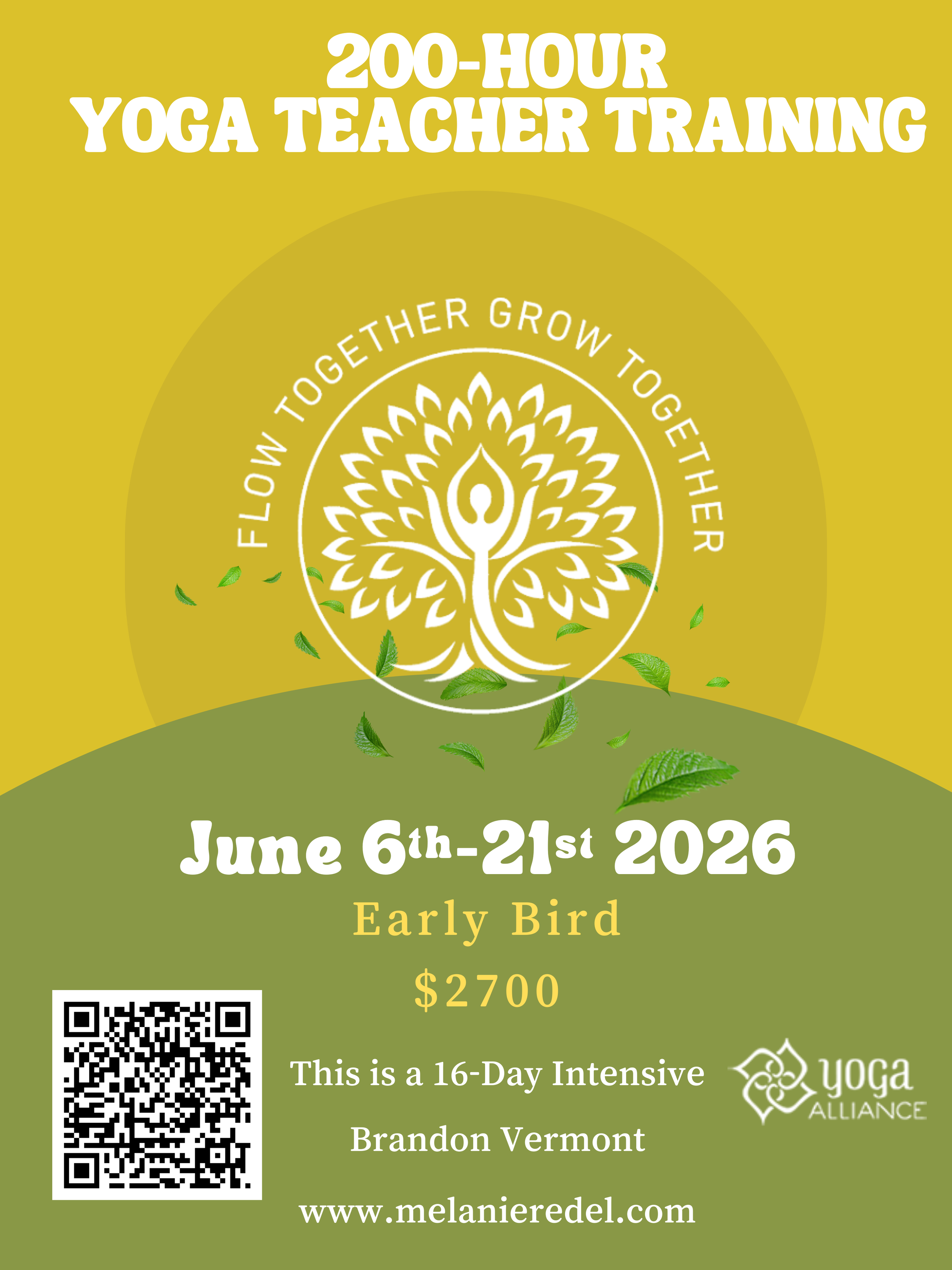 200-Hour Yoga Teacher JUNE 6-21, 2026