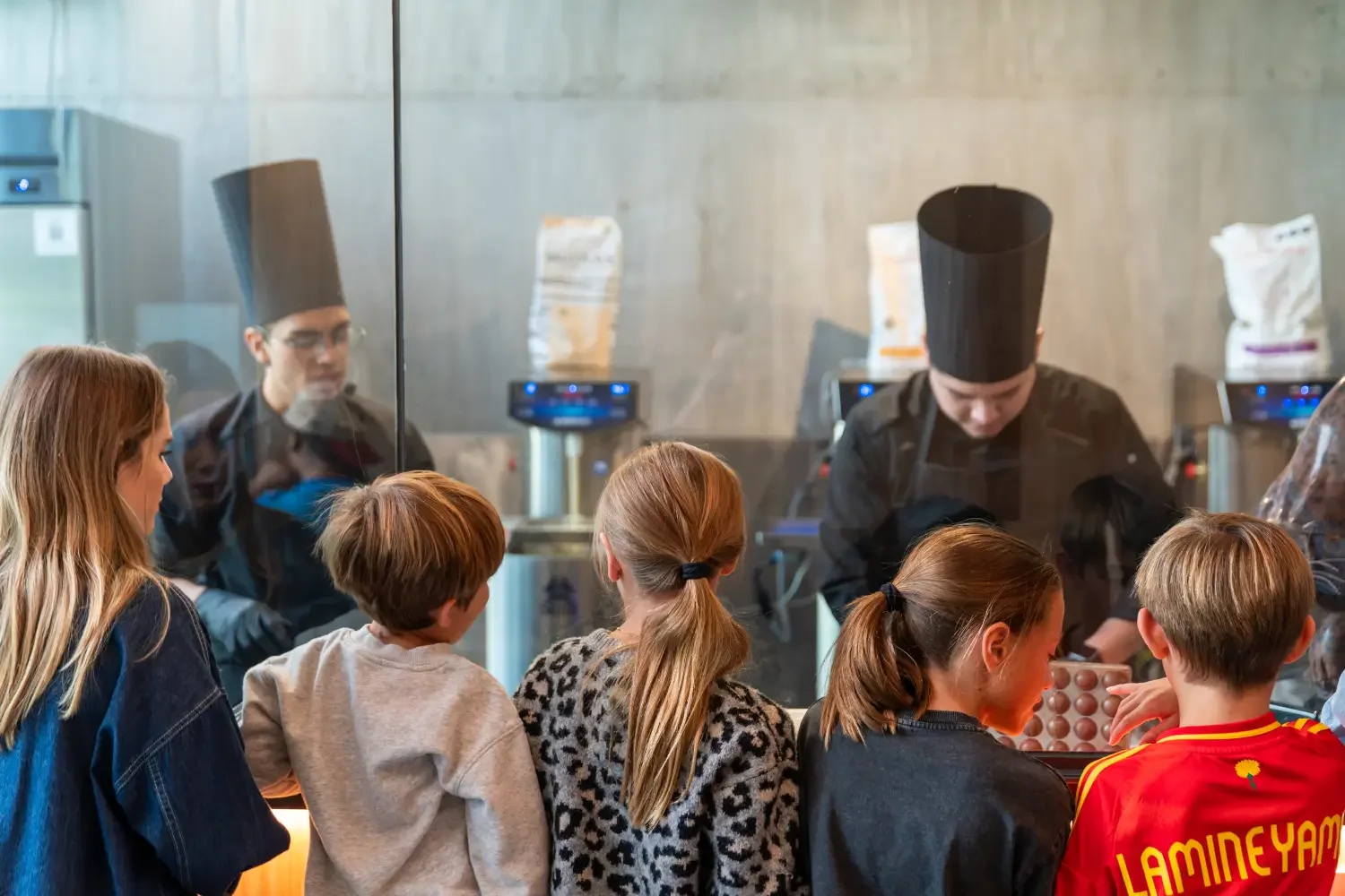 museo del chocolate con producción en vivo