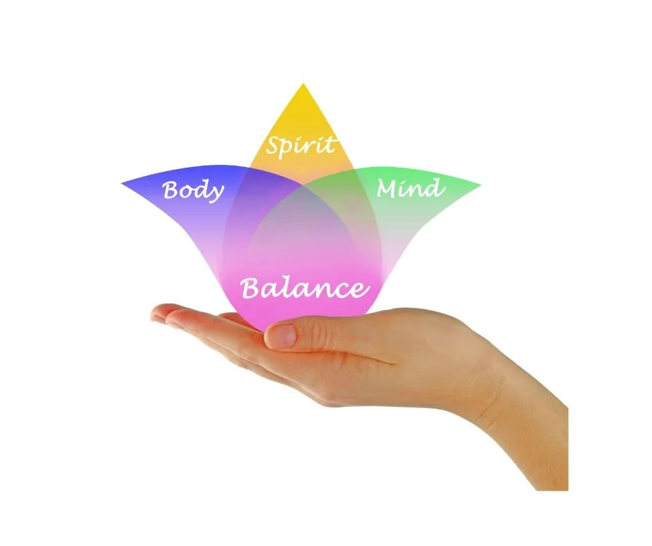 The balance that can come from combining your body, spirit, and mind together to create lasting healing.