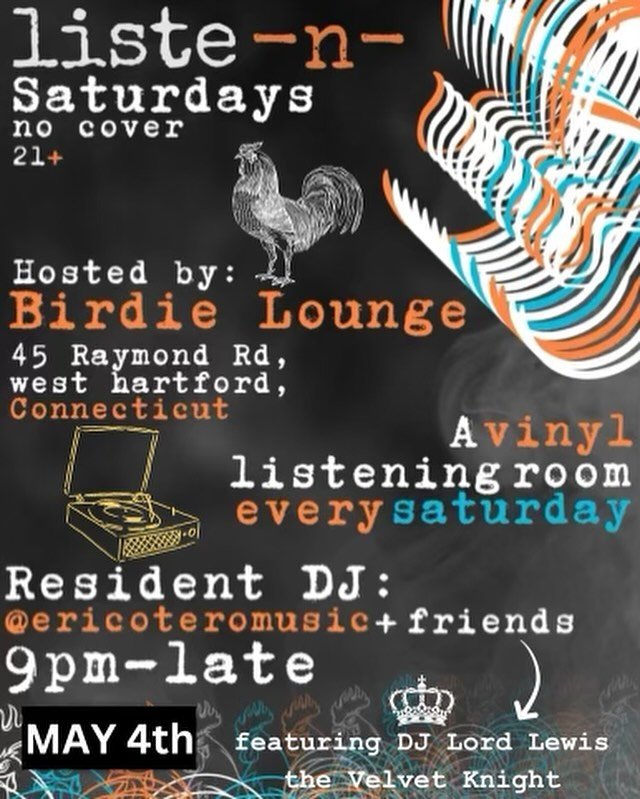 it&rsquo;s a thing | come check this #birdieloungect #weha #ctvinyl