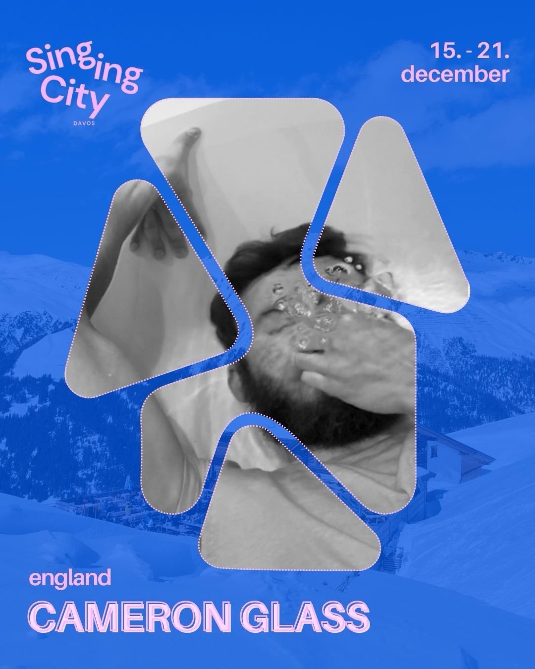 Do you know that feeling, when you step out into the cold, out from the warmth of your home and the cold embraces you kindly, but your heart is warm? This is what Cameron Glass is bringing to Davos: a sweet, intimate hug that warms the soul.☕️