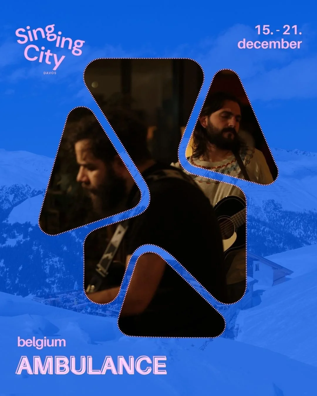 Are you ready for AMBULANCE? The musicians from Brussels are bringing pure old-school energy to Davos. Their sound, a powerful blend of 70s classic rock and its 90s revival, delivers grit, soul, and unmistakable vintage warmth. So, are you ready?🎸