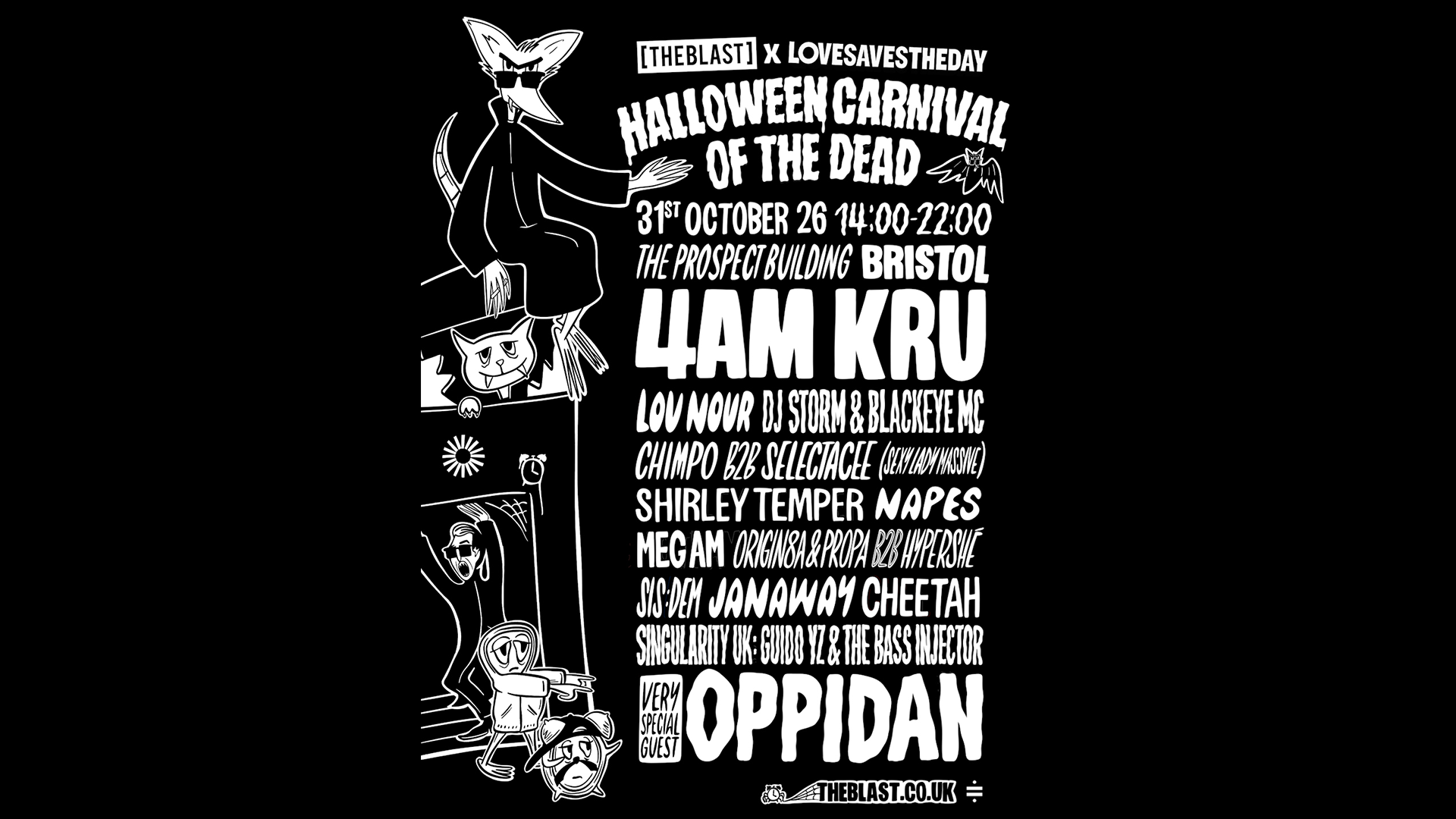 4am Kru | [THE BLAST] Halloween Carnival of the Dead x Love Saves The Day