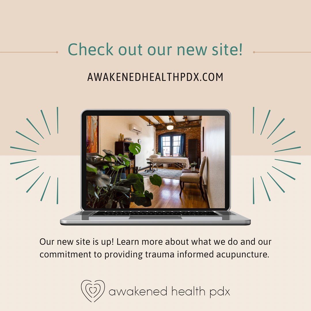 Check out our new site! Learn more about what we do and our commitment to trauma informed acupuncture.