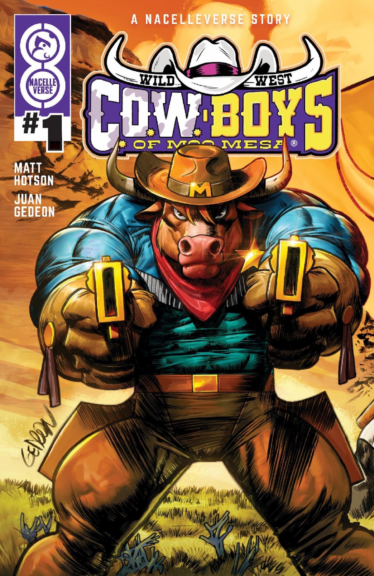 Yee Haw! WILD WEST C.O.W.-BOYS OF MOO MESA #1 – Matt Hotson & Juan Gedeon Saddle Up for An All-New Adventure in September! 