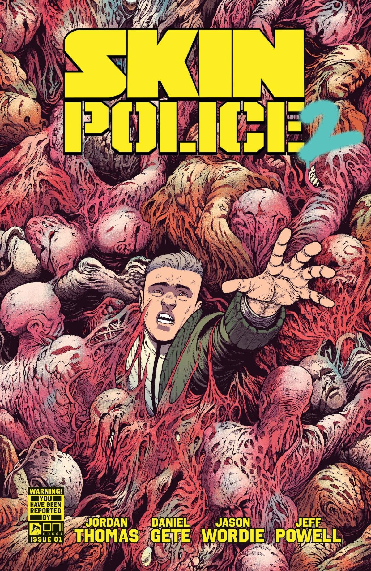 Oni Press Multiplies SKIN POLICE 2 #1 – Double the Twists, Double the Betrayals, and Double the Bullets in September!
