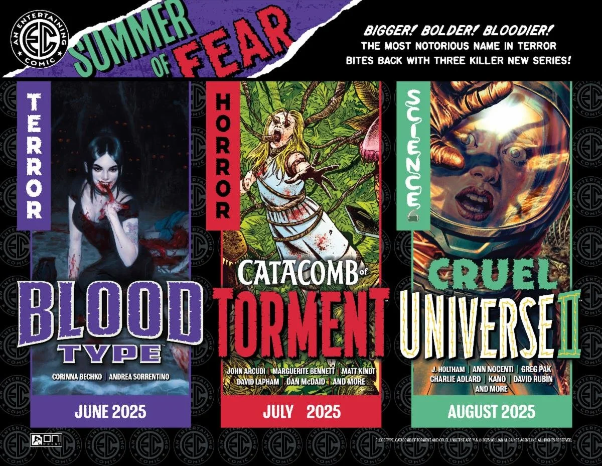 First Look: CRUEL UNIVERSE 2 #1 – EC Comics Rockets Through Brutal and Barren Alien Worlds This August!
