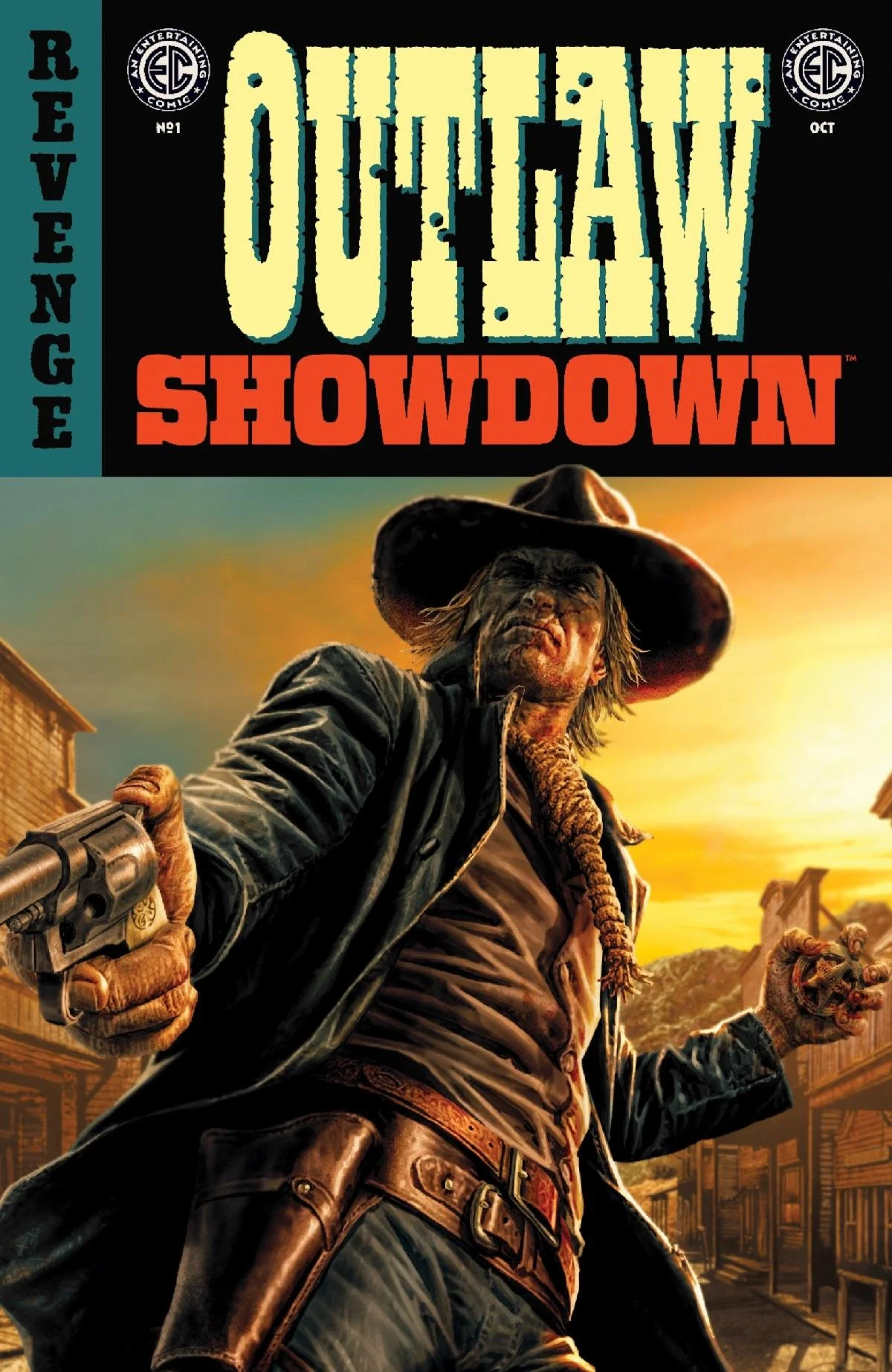SDCC 2025: The West Runs Red in EC Comics’ OUTLAW SHOWDOWN #1 – Gunning for You in October!