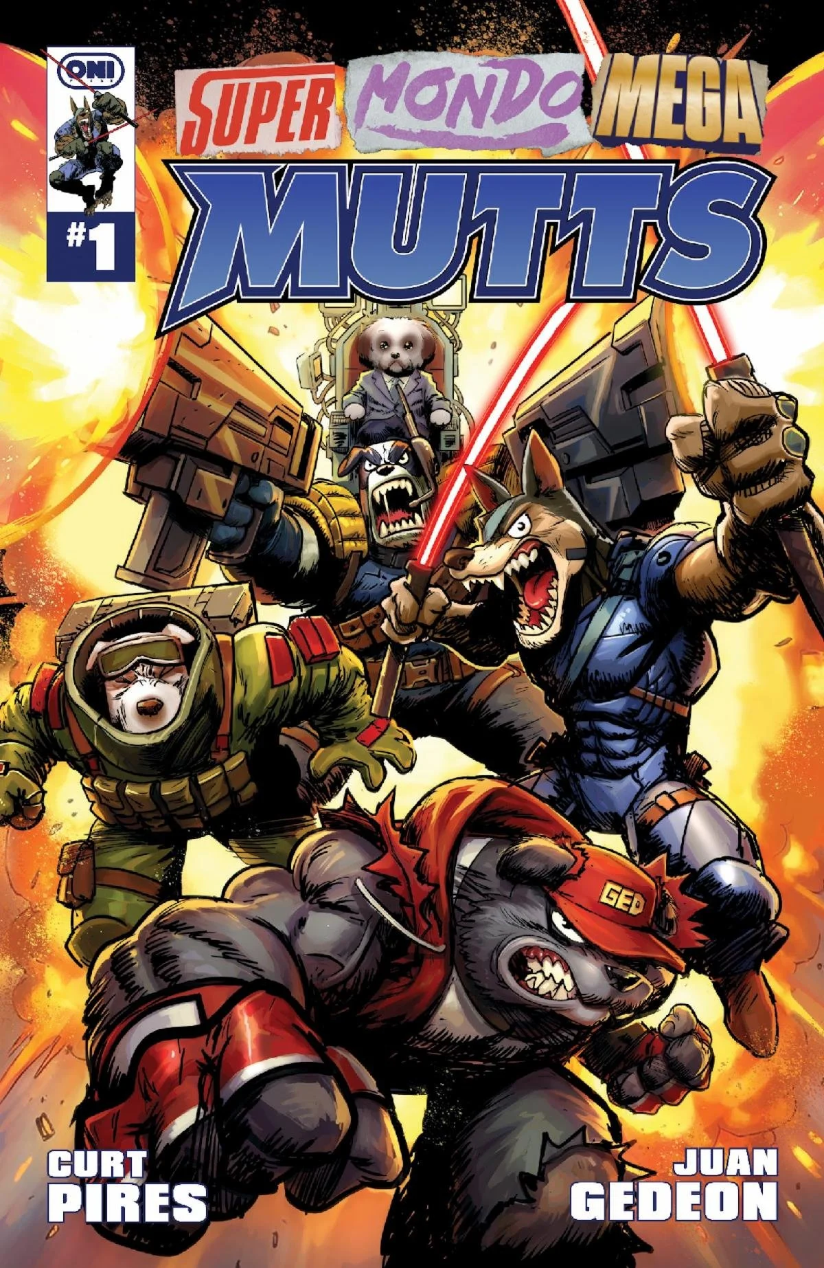 ComicsPRO 2026: Comics Renegades Curt Pires &amp; Juan Gedeon Un-Leash SUPER MONDO MEGA MUTTS #1 – Coming Soon from Oni Press!&nbsp;