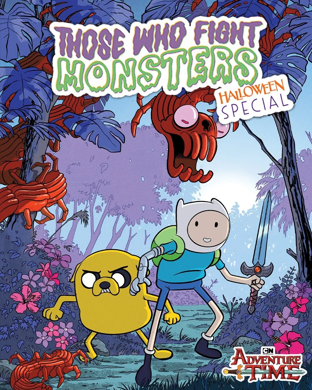 🎃Celebrate the spOOOky season in ADVENTURE TIME: HALLOWEEN SPECIAL #1🎃

After signing up for a quest from the Adventurer&rsquo;s Guild without reading the fine print, Finn and Jake find
themselves in a new dungeon &mdash; turning into some of its m
