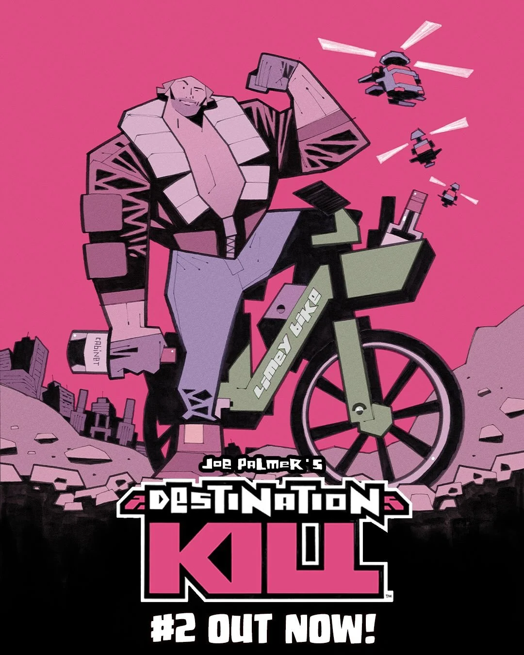 💥WELCOME TO LONDON. THE YEAR IS 2125. GET DOWN AND DUCK FOR COVER!💥

Visionary cartoonist @joepalmerart turbocharges the next unrelenting installment of the retina-searing, jaw-busting 22nd-century action epic that ONLY SPEEDS UP AND DOESN&rsquo;T 