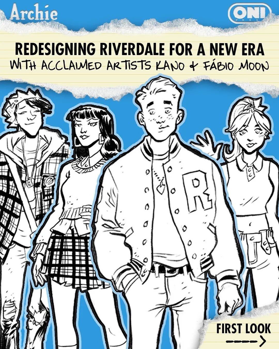 ⭐️First Look at Designs for Archie, Betty, Veronica, Jughead and Sabrina!⭐️

Unveiled ahead of the all-new ARCHIE #1, SABRINA THE TEENAGE WITCH #1 and ARCHIE IN HELL #1 &mdash; In stores this fall!

ARCHIE #1 &mdash; SEPTEMBER 2026
✍️: @benhwintersau