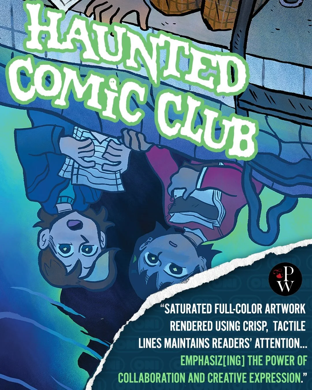 👻HAUNTED COMIC CLUB is out October 6th!👻

📖Eisner-nominated writer @joshwtierney joins longtime collaborator @salamispots in this spooky middle-grade graphic novel about ghosts, friendship, and making comics!📖

Will and Anita are two lonely tween