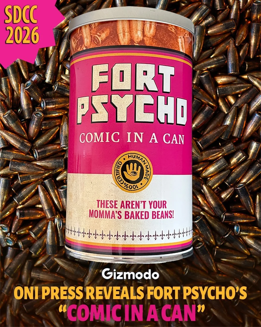 💥SDCC 2026: The ultimate Comic-Con exclusive is the&hellip;FORT PSYCHO &ldquo;COMIC IN A CAN&rdquo;!?!💥

Attention shoppers: visit PSYCHO MART inside the Oni Press booth (#1829) at San Diego Comic-Con as creators @matt.kindt.for.real &amp; @brihurt