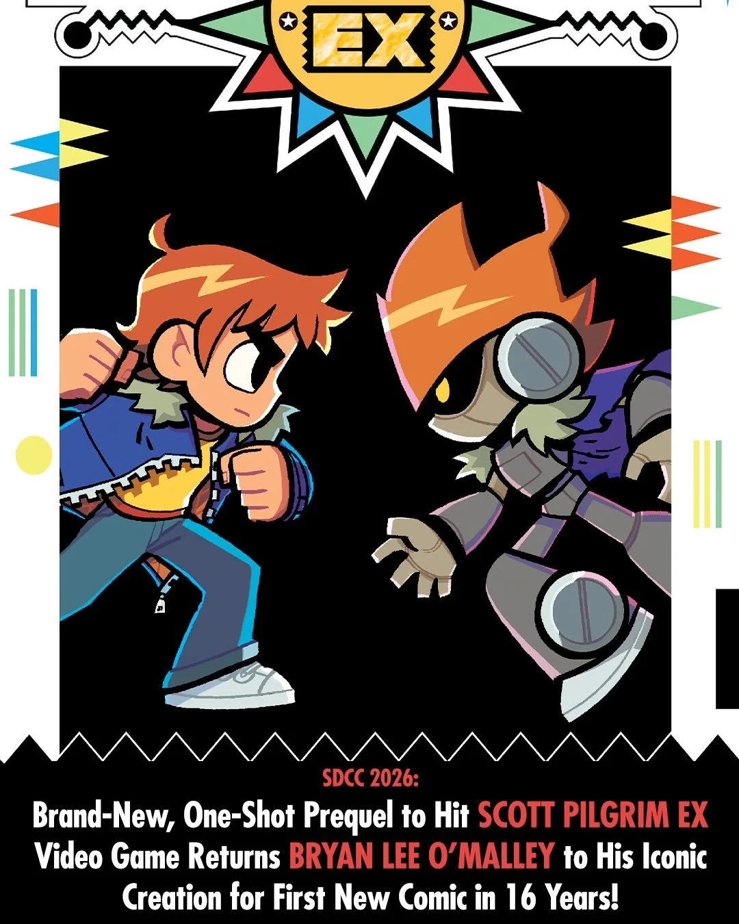 🔥 Bryan Lee O&rsquo;Malley&rsquo;s SCOTT PILGRIM EX: 🦾DAWN OF METAL SCOTT🦾 &ndash; Coming in November!🔥

SCOTT PILGRIM EX: DAWN OF METAL SCOTT #1 &ndash; a new, one-shot comic returning multiple Eisner Award winner @radiomaru to Scott Pilgrim for