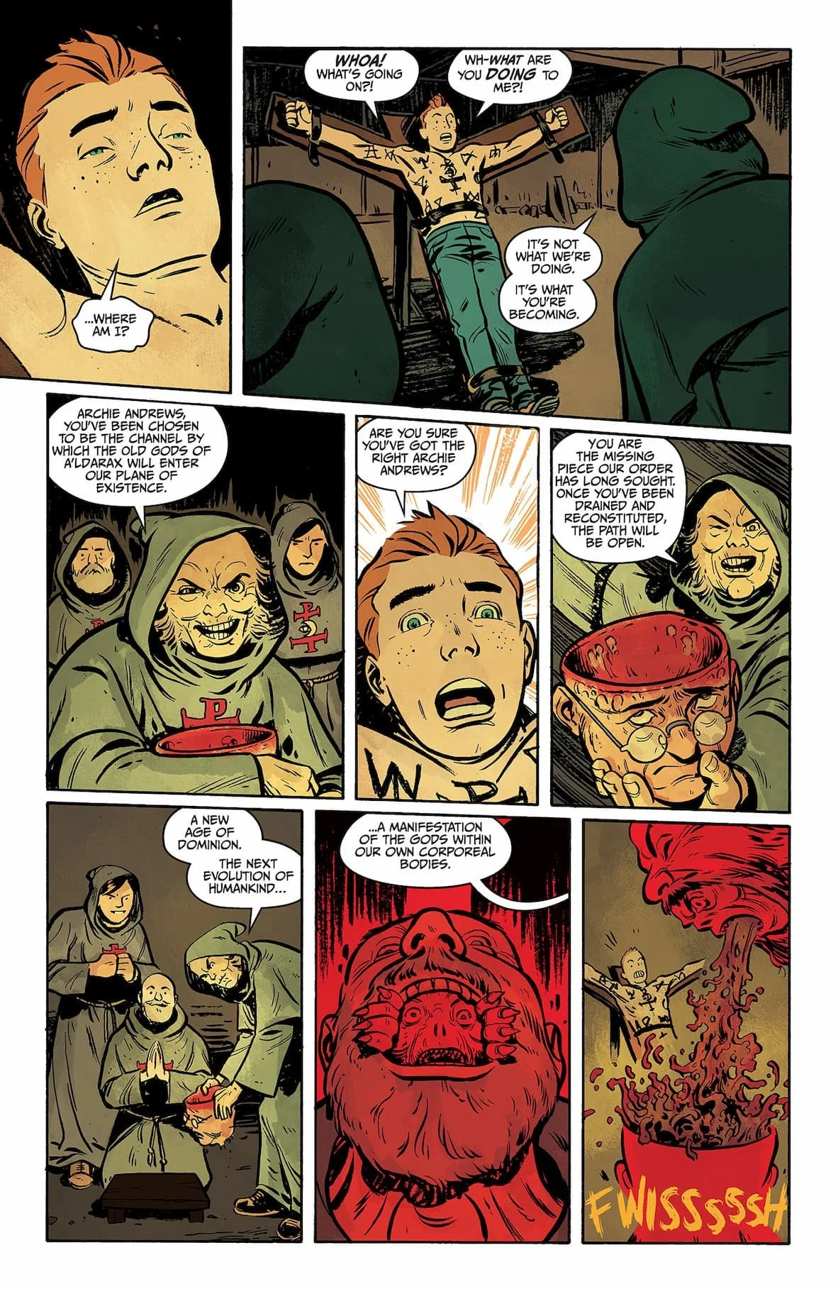 First Look: Patrick Horvath &amp; Tyler Crook Condemn ARCHIE IN HELL #1 – Coming in November!&nbsp;