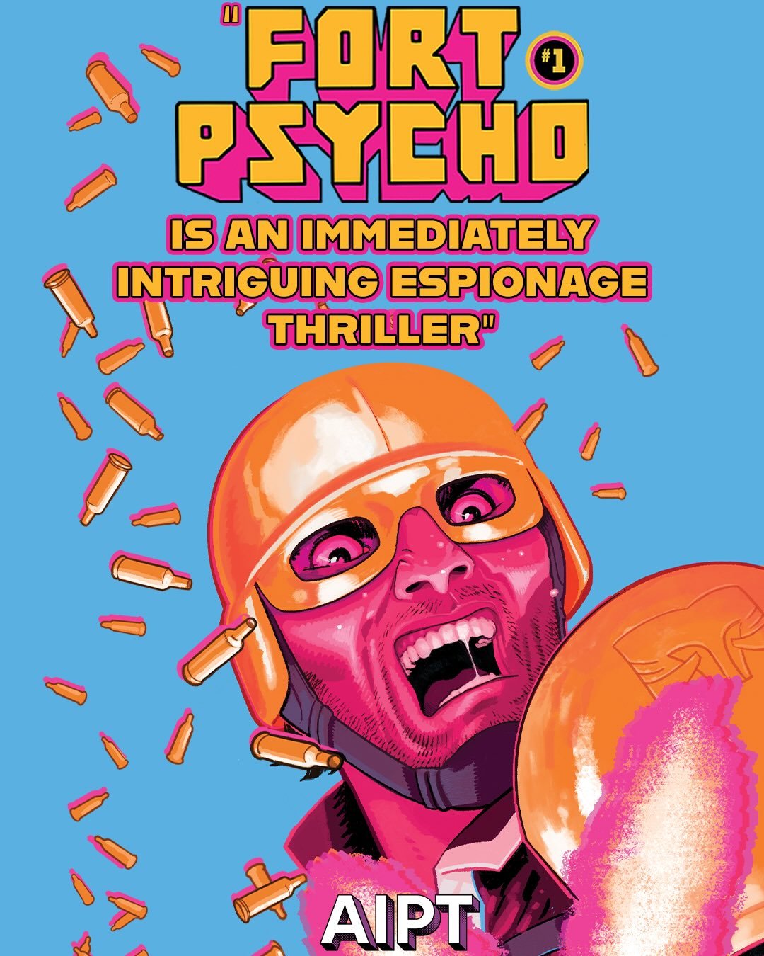 💥FORT PSYCHO #1 IS OUT NOW!💥

‼️PICK UP THE EXTREME ACTION COMIC THAT ONLY STOPS TO RELOAD‼️

FORT PSYCHO #1 (of 12)
✍️: @matt.kindt.for.real 
🖼️: @brihurtt 
COVER A: @brihurtt 

@aiptcomics article by David Brooke