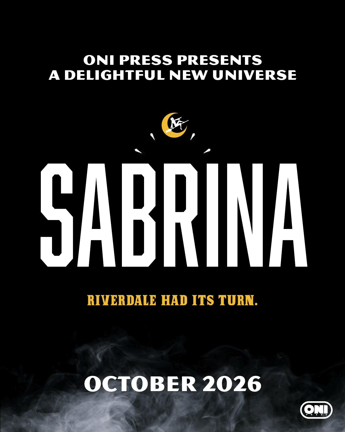✨Revealing the MIDNIGHT promo program for SABRINA THE TEENAGE WITCH #1 &ndash; coming to stores October 7th!✨
&nbsp;
For the first time ever, Oni Press is officially giving retailers the green light for an early, MIDNIGHT release of&nbsp;SABRINA THE 