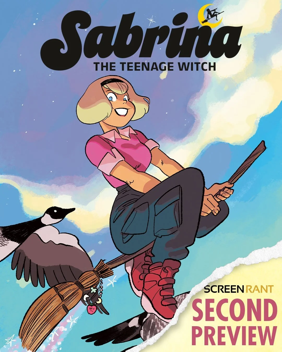 ✨SABRINA THE TEENAGE WITCH &mdash; 2nd PREVIEW✨

ABRACADABRA! The mischievous new ongoing series by Hugo Award-nominated writer Corinna Bechko &amp; Eisner Award-nominated artist Kano is sneaking up on FOC on August 31st! 🪄

★★★★★
&ldquo;SABRINA THE