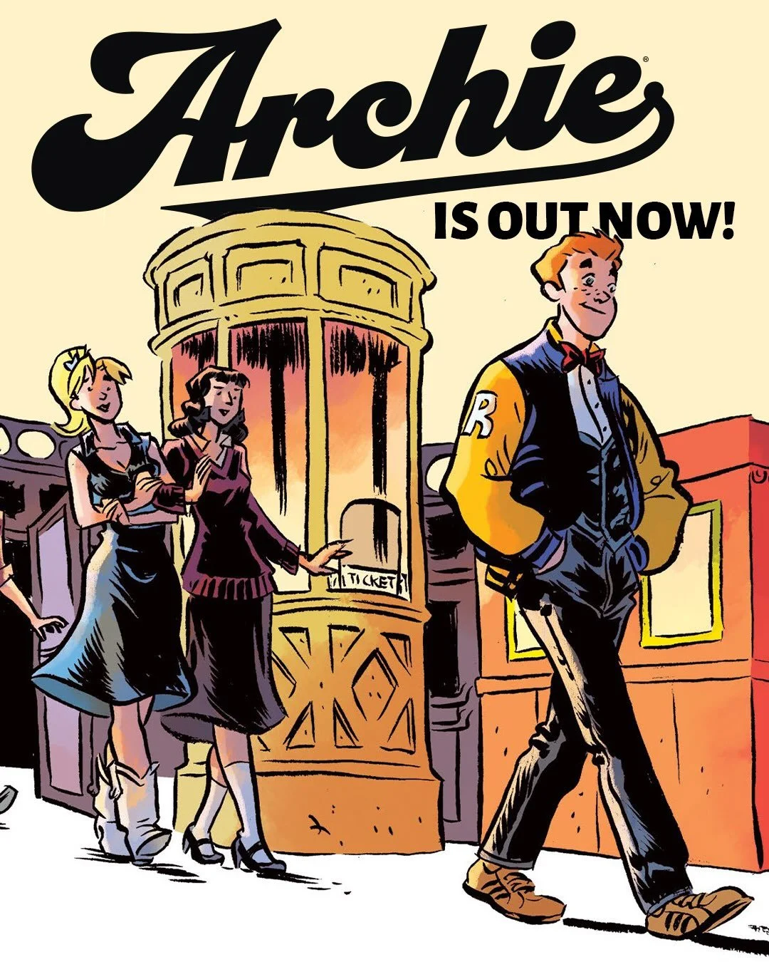 ⏰ARCHIE #1 IS OUT EVERYWHERE NOW!⏰

✍️: @benhwintersauthor
🖼️: @fabiomoon

BEING YOUNG NEVER GETS OLD!
Puzzles! Pin-ups! Bountiful bonus stories! And a veritable sweet shop of surprises that all link to the same inextricable mystery&hellip; Finally,