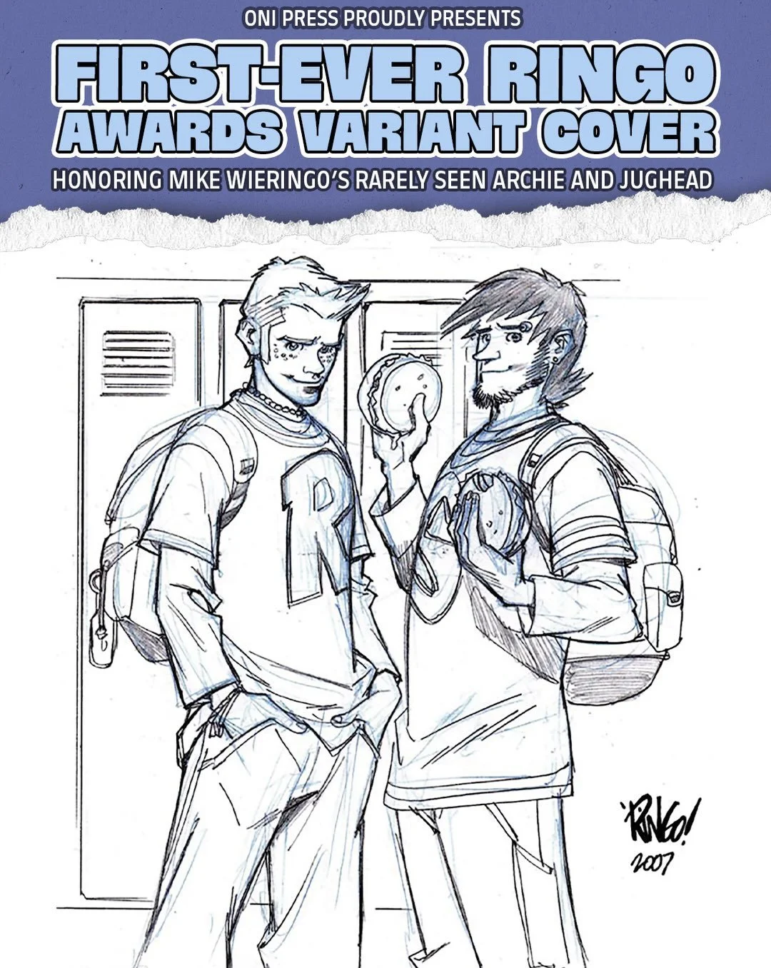 🔥Join Oni Press live at the Baltimore Convention Center for Baltimore Comic-Con 2026 for a weekend packed with panels, exclusives, and truly special surprises!🔥

Including two never-before seen ARCHIE #1 exclusives debuting at the con:

RINGO AWARD