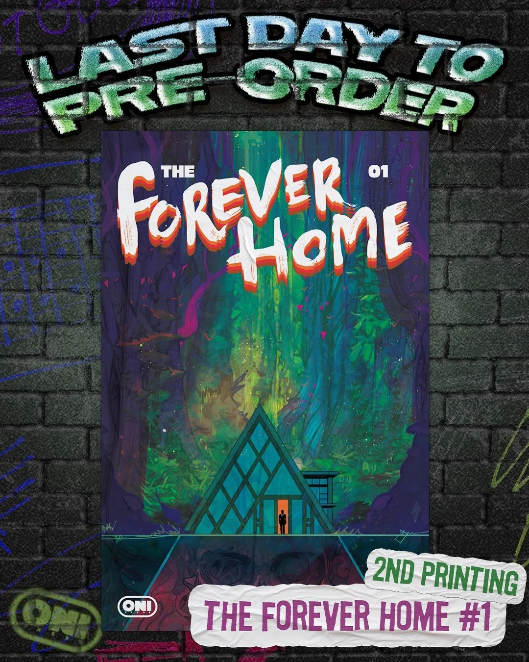 💥ON FOC TODAY!💥

⏳THE FOREVER HOME #1 (2nd Printing)⏳
✍️: @cjwardart
🖼️: #SamiKivel&auml;
COVER A: @cjwardart

THEY HAVE ALL THE TIME IN THE WORLD... WILL IT BE ENOUGH TO SAVE THEM?

Infamous billionaire scientist Henry D&rsquo;mour could have sav