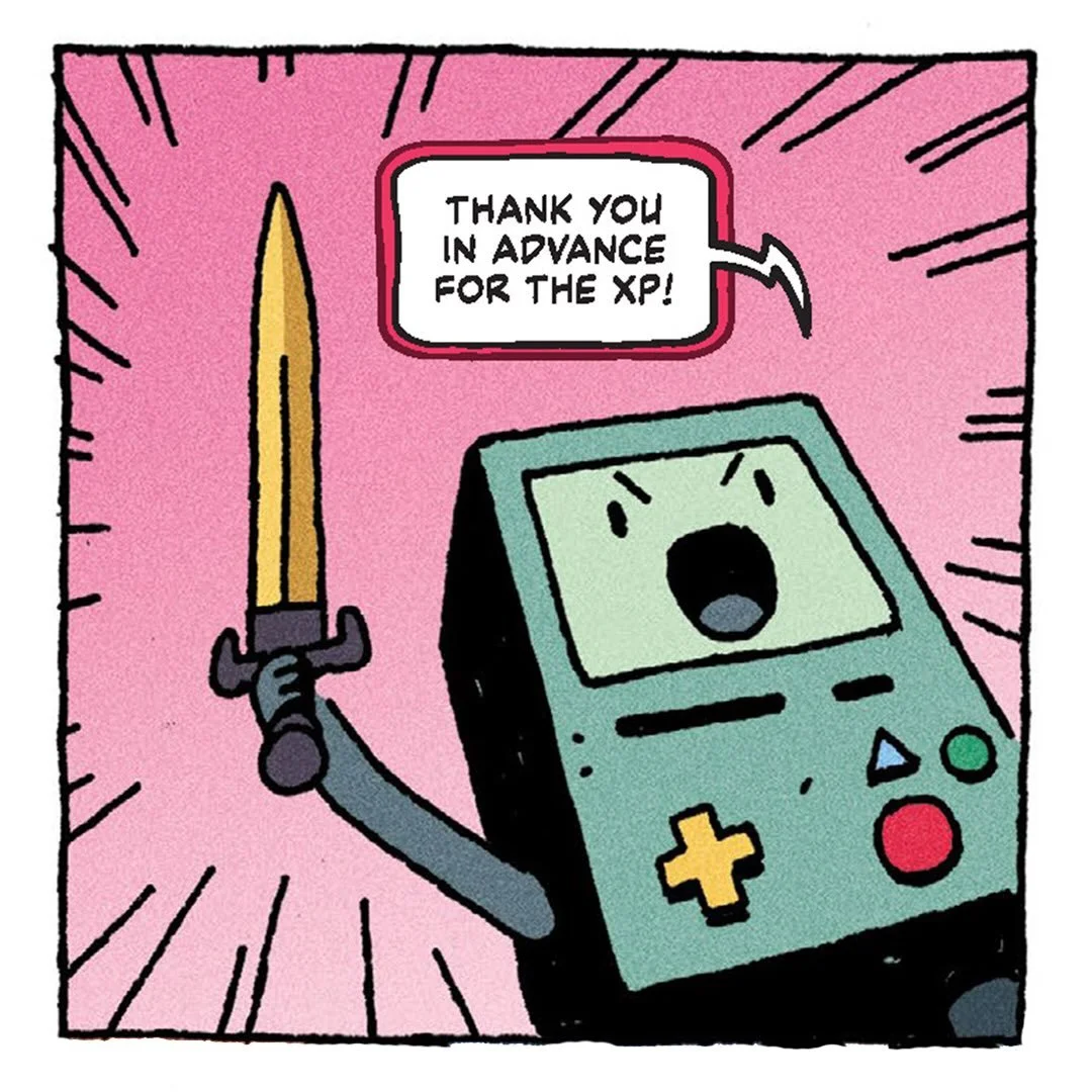 🗡️BMO STAB!🗡️

🎃ADVENTURE TIME HALLOWEEN SPECIAL: THOSE WHO FIGHT MONSTERS #1🎃is out September 30th!

BOO... FROM THE LAND OF OOO! ADVENTURE TIME&rsquo;S FIRST-EVER HALLOWEEN SPECIAL IS HERE! From writer Jeremy Melloul (@imaginaryjeremy ) and ris