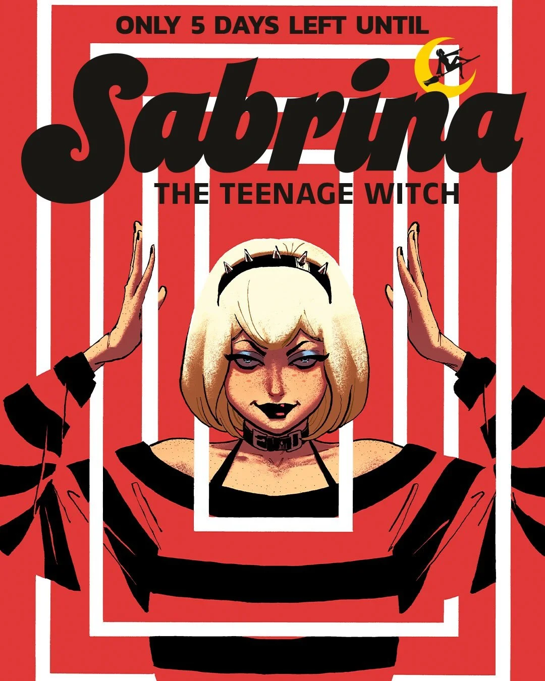 ONLY 5 DAYS LEFT UNTIL ✨SABRINA THE TEENAGE WITCH #1✨ IS OUT!

Which means only five days until you master interspecies communication! It&rsquo;s gonna be a big week for you!

SABRINA THE TEENAGE WITCH #1
🔮OCTOBER 7th, 2026🔮
✍️: @corinnabechko
🖼️:
