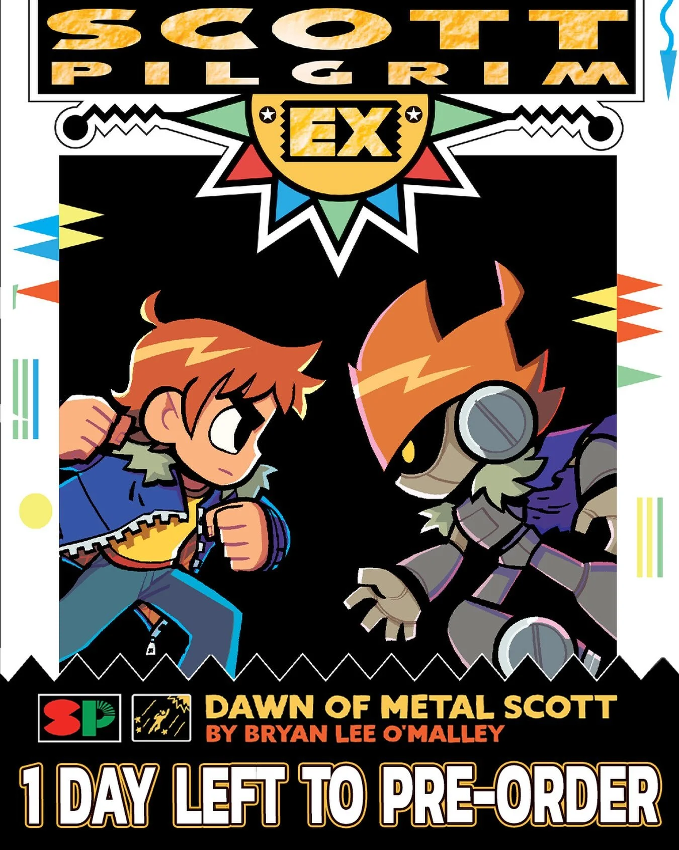 TOMORROW IS THE FINAL DAY TO ORDER💥SCOTT PILGRIM EX: DAWN OF METAL SCOTT #1!💥

Scott met Ramona. Sparks flew. The two of them had to work together in order to defeat Ramona&rsquo;s Seven Evil Exes and their nefarious leader, Gideon Gordon Graves. S