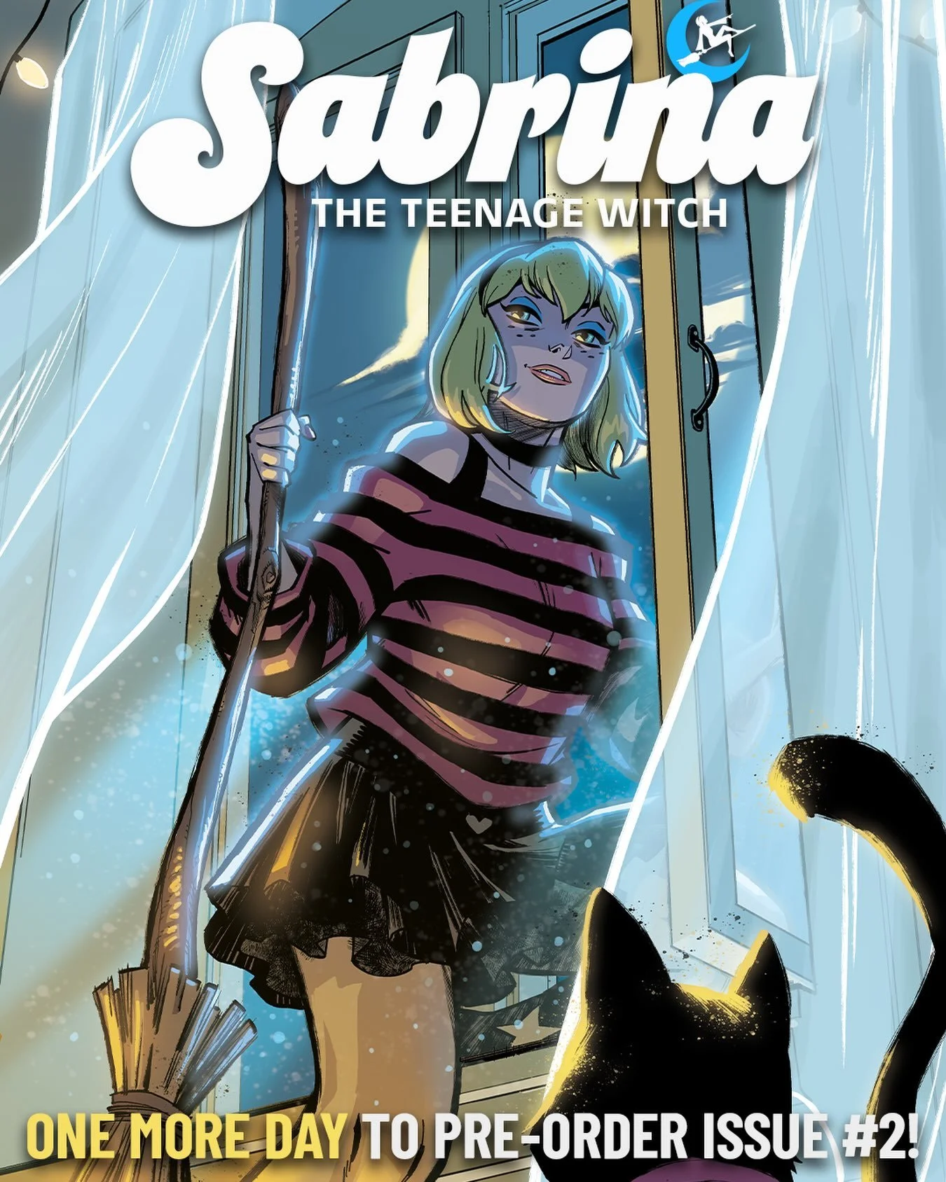 ✨Tomorrow is the last day to pre-order SABRINA THE TEENAGE WITCH #2 from your local comic shop!✨

Sabrina&rsquo;s writing her first grimoire... and she&rsquo;s just made one hell of a spelling error! From Hugo Award&ndash;nominated writer @corinnabec
