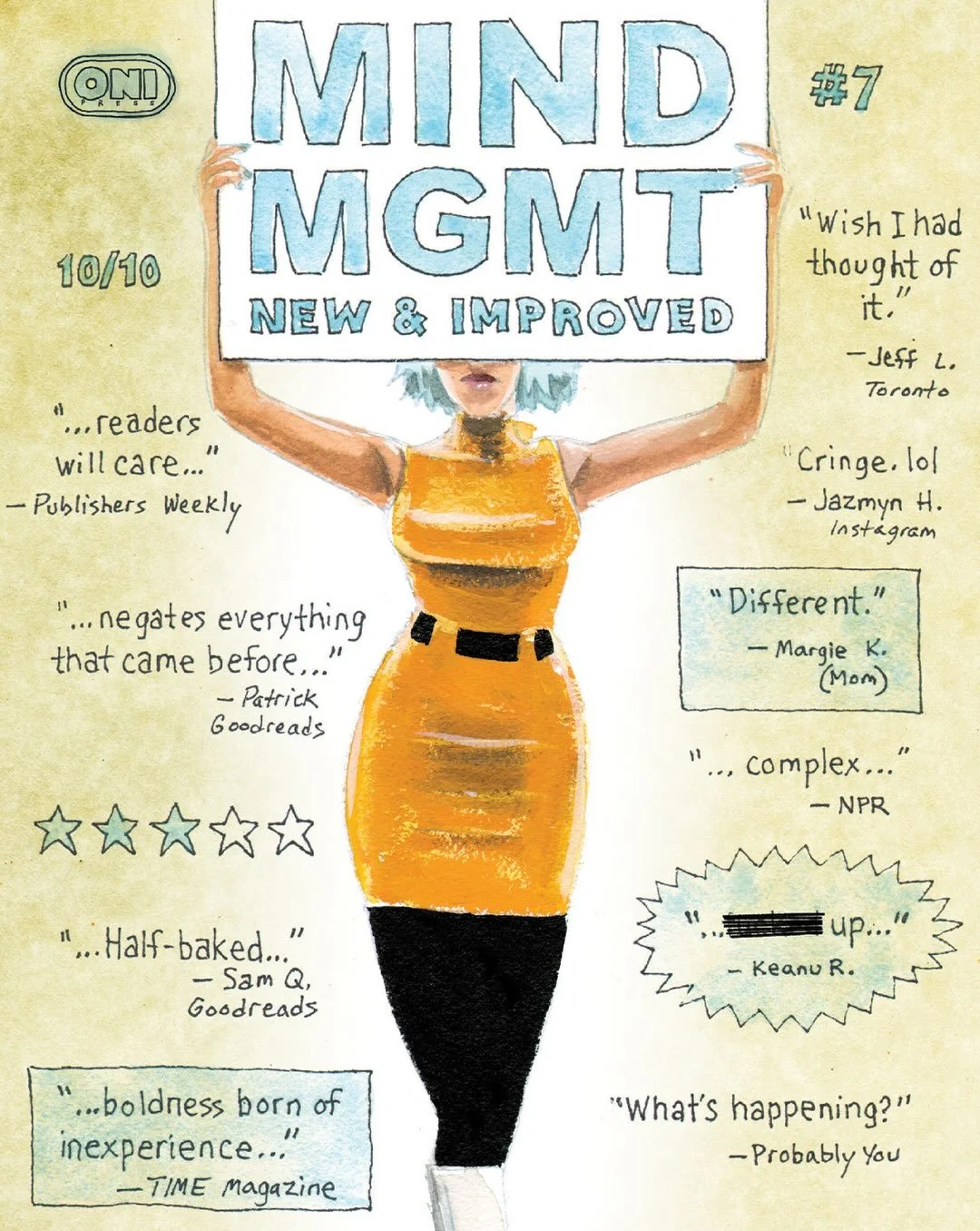 📢MIND MGMT: NEW AND IMPROVED #7 COVERS!📢

🌟FIVE STARS! MUST READ!🌟 You&rsquo;re not hallucinating... The return of New York Times bestselling cartoonist Matt Kindt&rsquo;s mind-bending magnum opus is also one of the year&rsquo;s most acclaimed ne