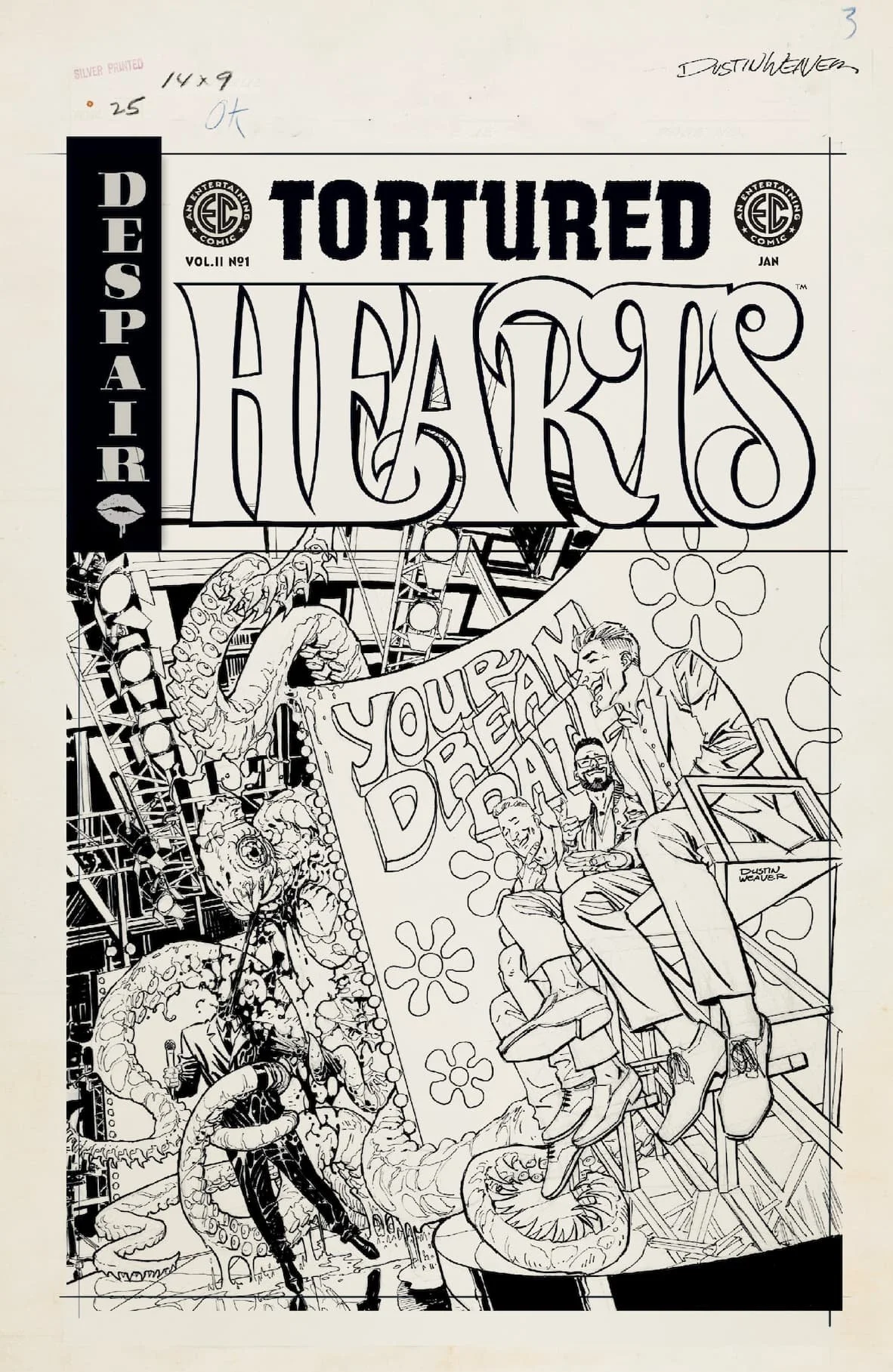  B&amp;W ARTIST EDITION VARIANT (1:20) BY DUSTIN WEAVER
