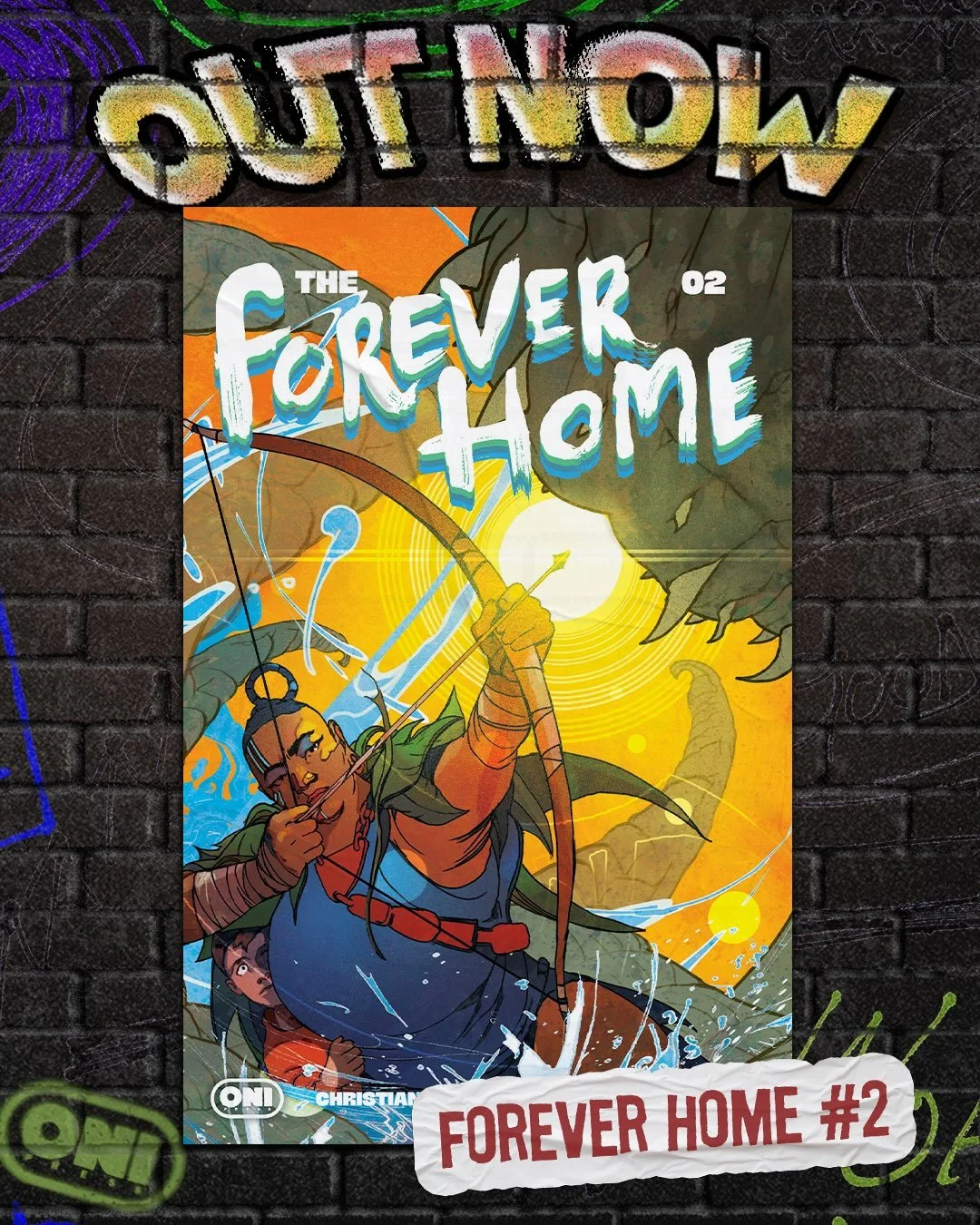 📖VISIT YOUR LOCAL COMIC SHOP!📖

⏳THE FOREVER HOME #2⏳
✍️: @cjwardart
🖼️: #SamiKivel&auml;
COVER A: @cjwardart

After a series of cataclysmic environmental catastrophes wiped away civilization, life around the Forever Home has returned within the f