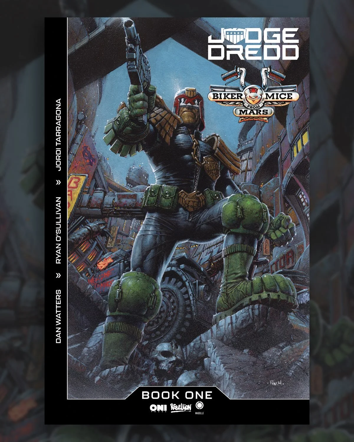 🚨Check out an epic&nbsp;preview of the highly anticipated JUDGE DREDD / BIKER MICE FROM MARS #1 &ndash; the double-sized, 40-page debut of the 22nd Century&rsquo;s first blockbuster crossover event from writers Dan Watters (M.A.S.K., Batman: Dark Pa