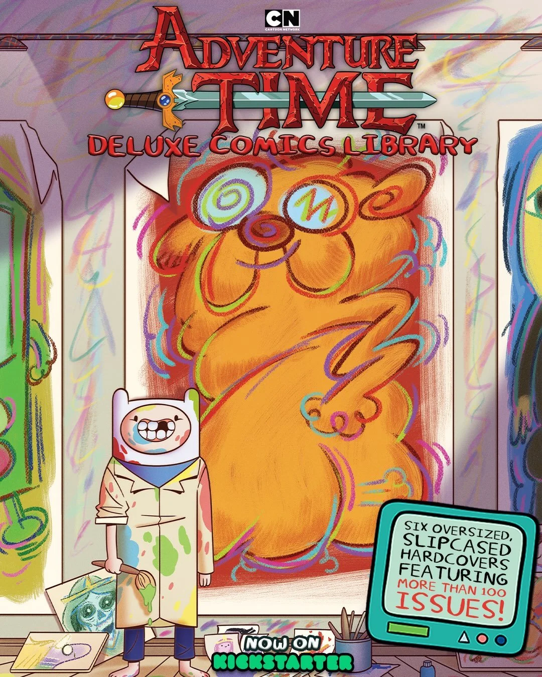 🌟THE ADVENTURE TIME DELUXE COMICS LIBRARY KICKSTARTER ENDS TOMORROW!🌟

Check out the new box sets!
🍬JAKE THE DOG BOX SET
🍬LADY RAINICORN BOX SET
🍬LUMPY SPACE PRINCESS BOX SET

All containing&hellip;
🌱15 years of the Land of Ooo&rsquo;s greatest