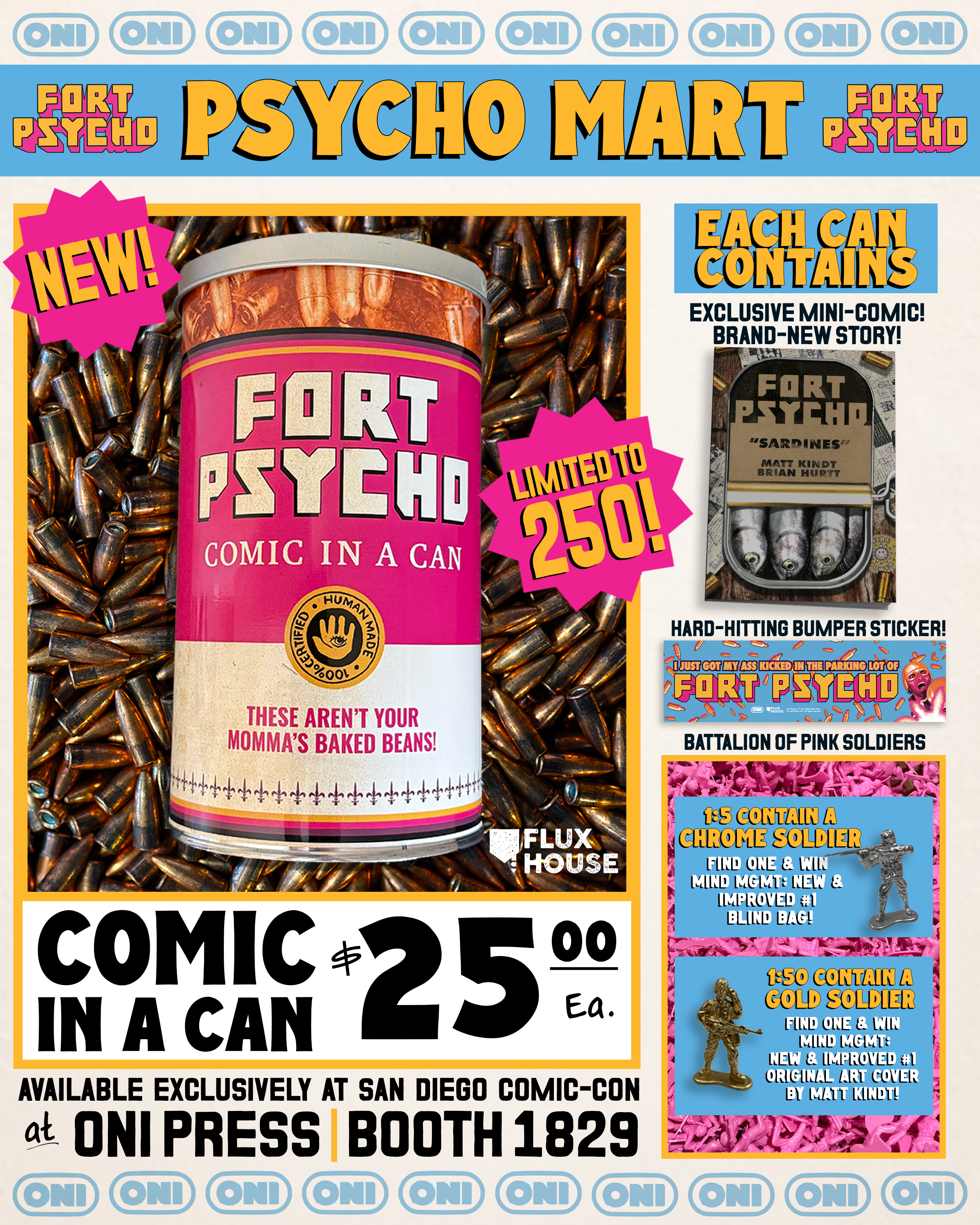 SDCC 2026: The Ultimate Comic-Con Exclusive is the…FORT PSYCHO “COMIC IN A CAN”!?!