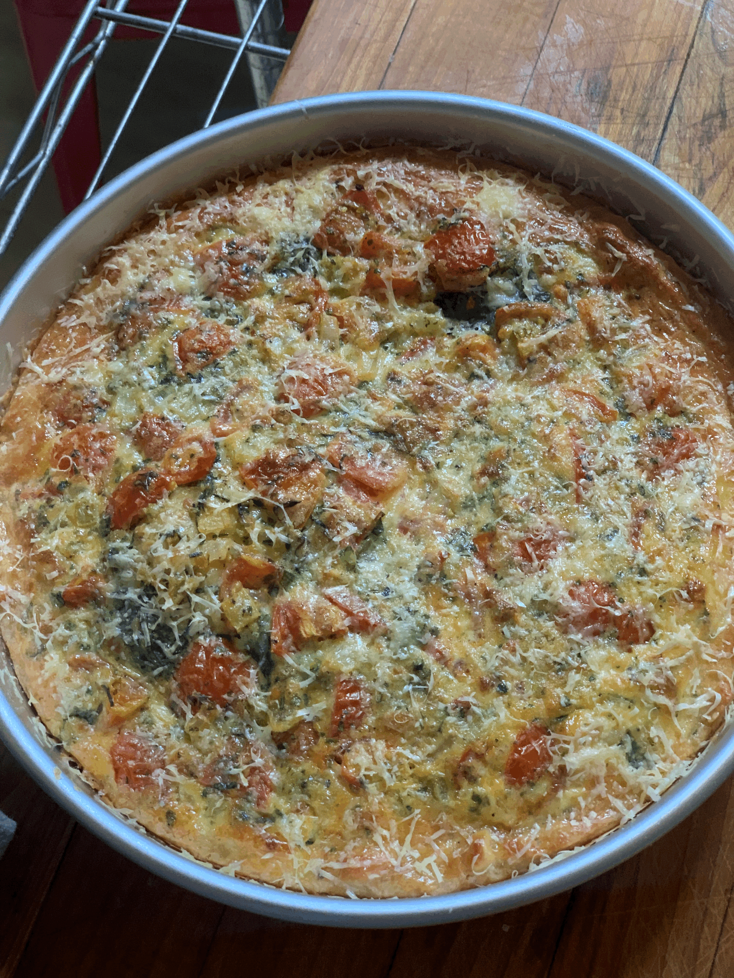 Roasted Tomato Quiche
