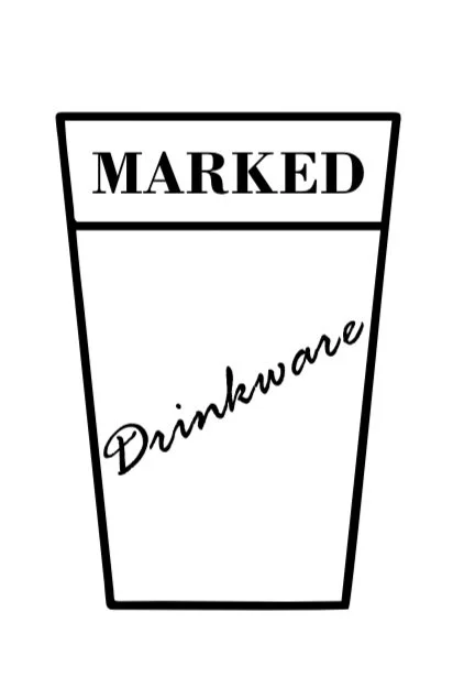 MARKED DRINKWARE