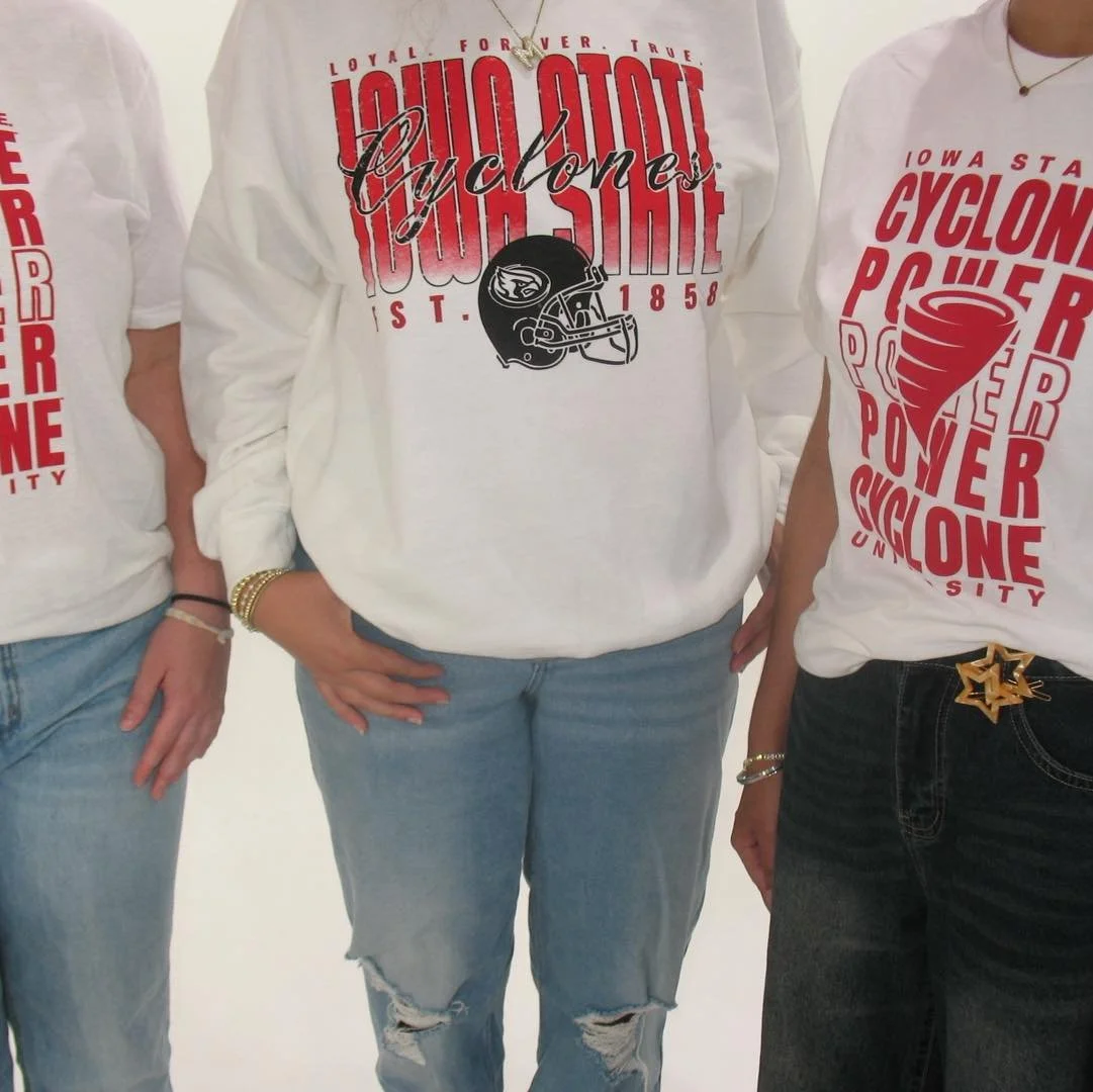 Did someone say white out?&hellip; Innovate has all your game day fits ready to go starting from only $14.99! 🤍✨

Shop online or in stores T-F from 12pm-5pm!

#whiteoutgame #innovate1858 #iowastateuniversity