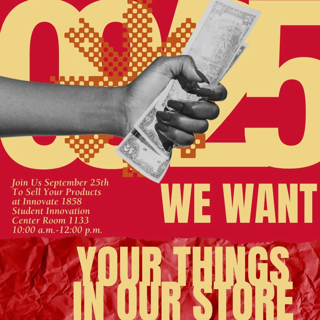 We want your things in our store! Come join us for our first pitch session of the semester this Thursday, September 25th. We hope to see you there! 😊

#pitchsession #studentmakers #productpitch #innovate1858 #forcyclonesbycyclones #iowastateuniversi
